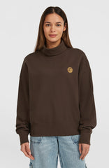O'Riginals High-Neck Crew Sweatshirt Coffee Bean