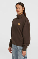O'Riginals High-Neck Crew Sweatshirt Coffee Bean