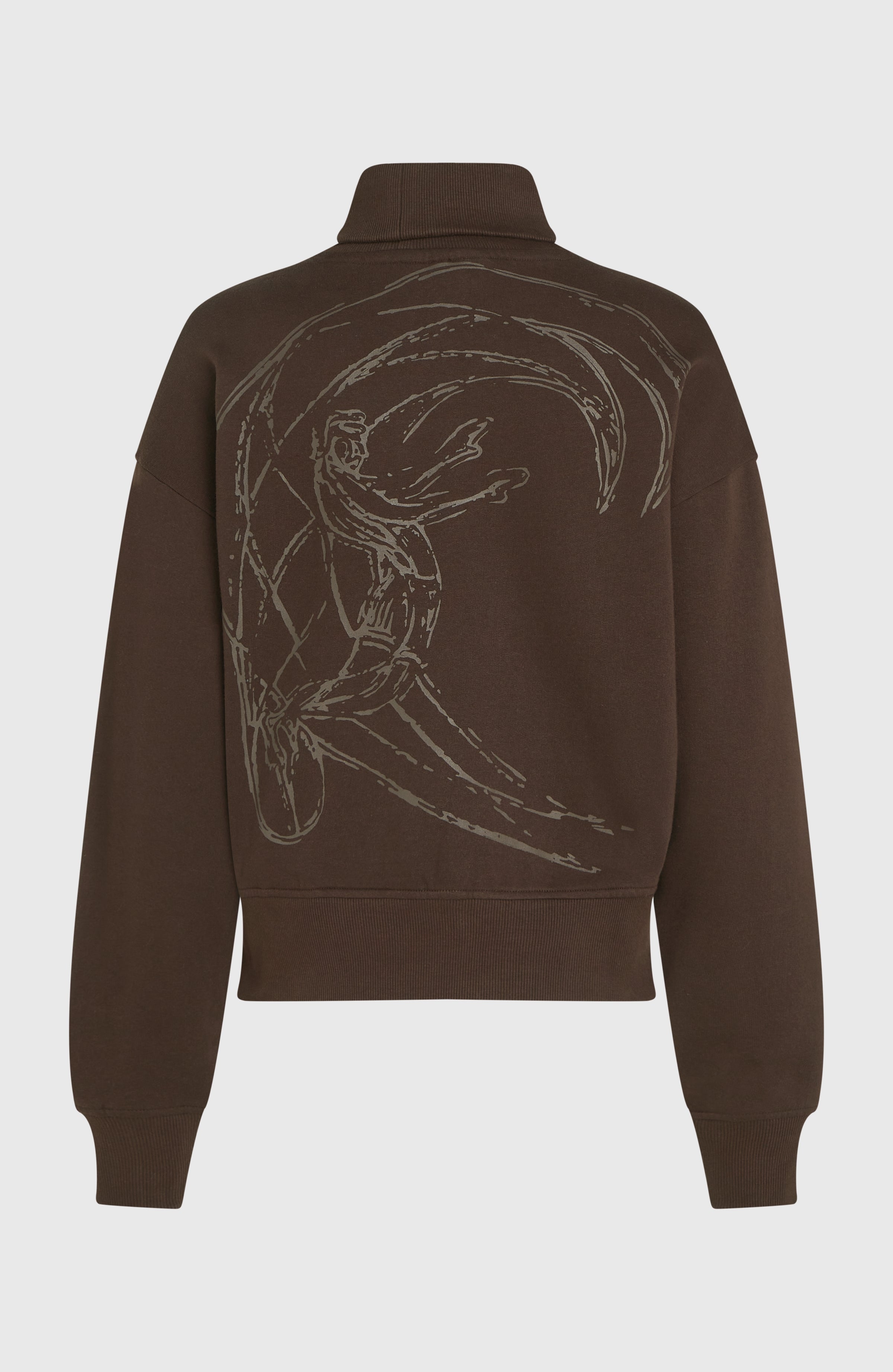 O'Riginals High-Neck Crew Sweatshirt Coffee Bean