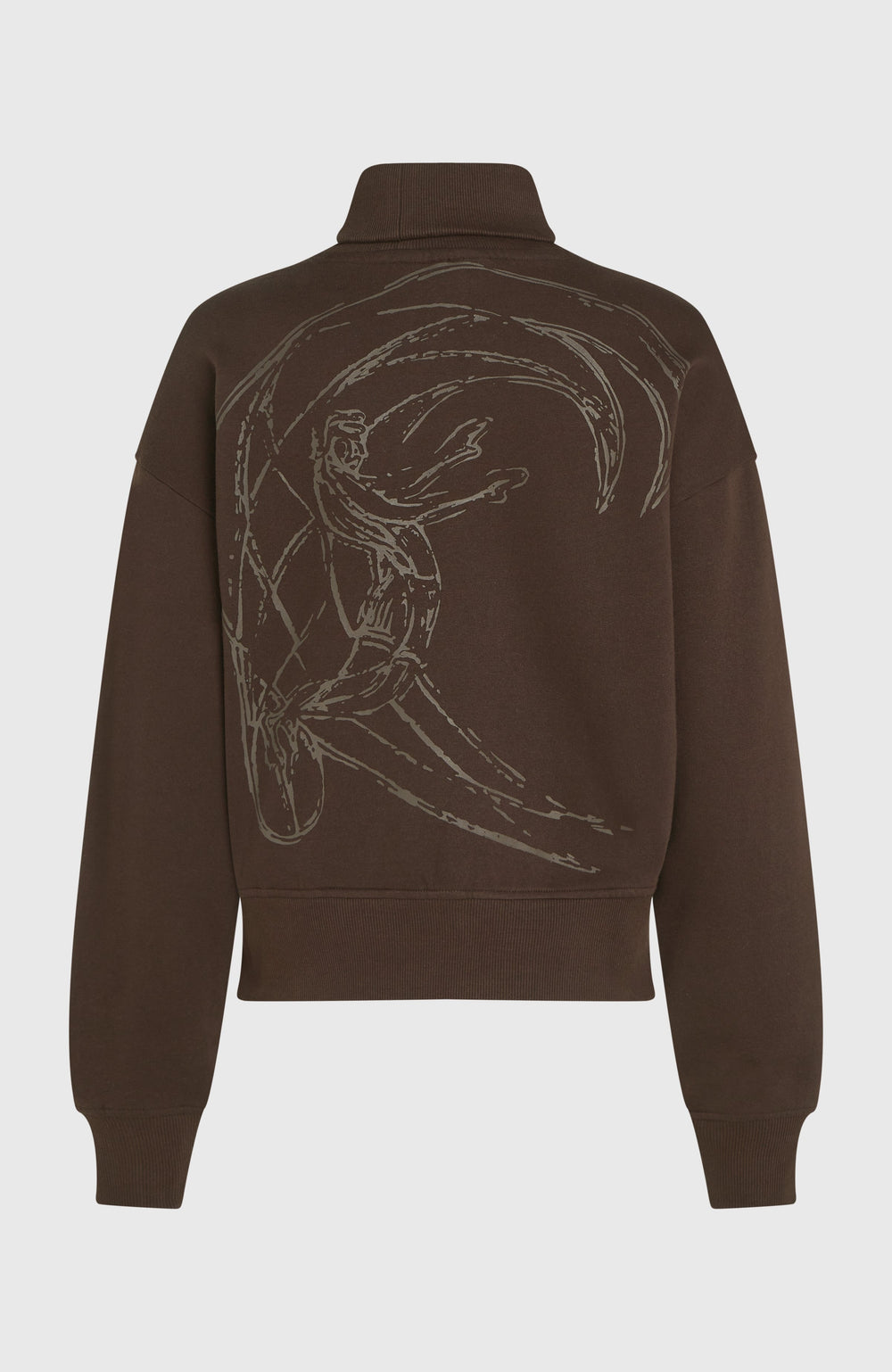 O'Riginals High-Neck Crew Sweatshirt Coffee Bean