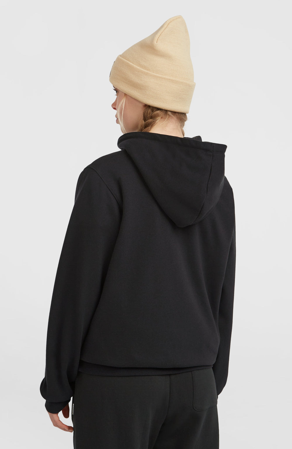 Essentials Script Hoodie Black Out