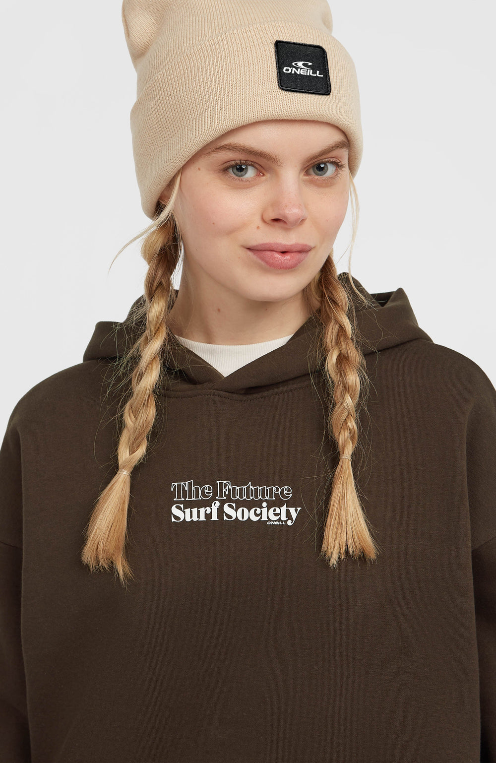 Future Surf Society Hoodie Coffee Bean