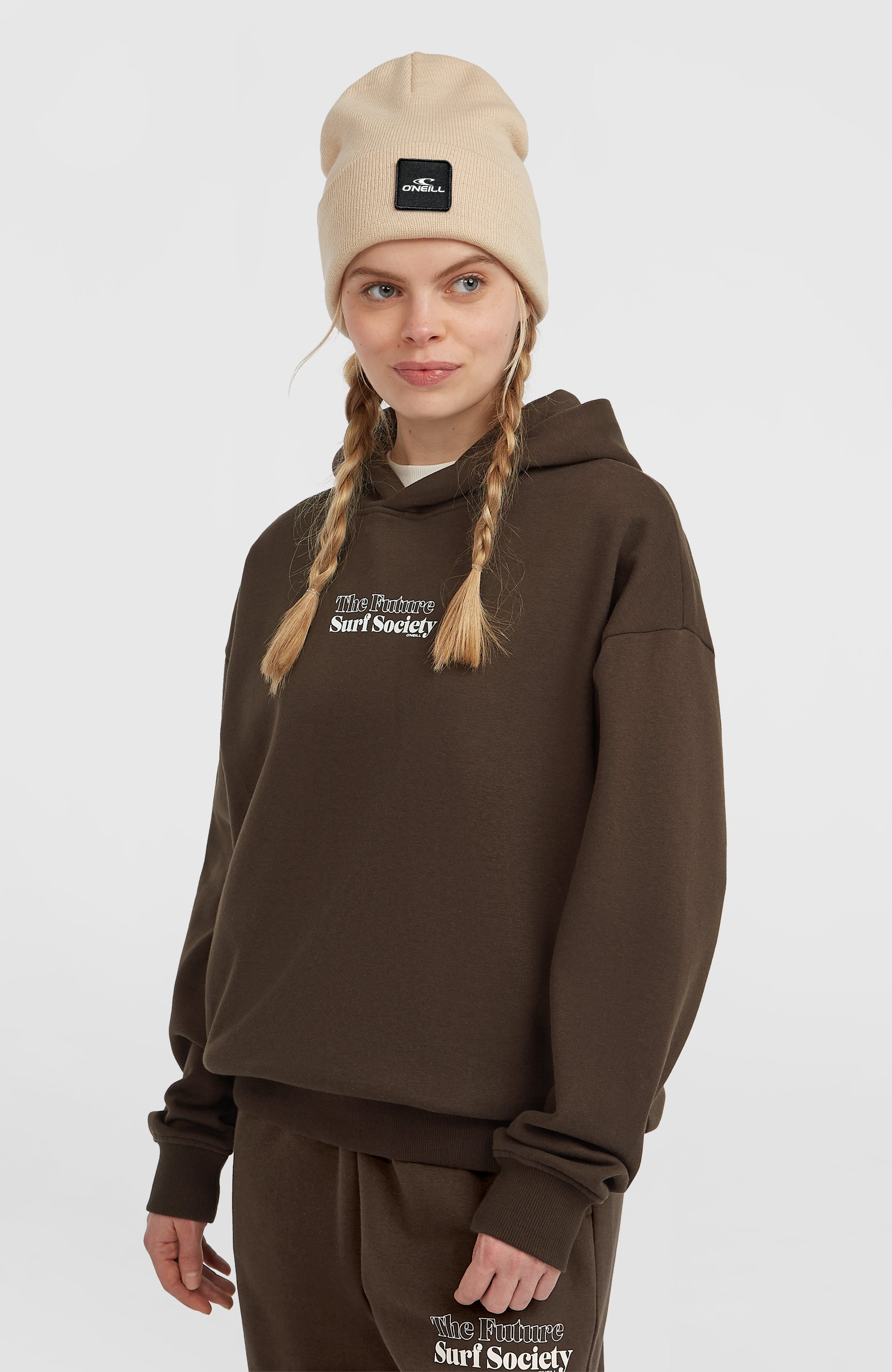 Future Surf Society Hoodie Coffee Bean