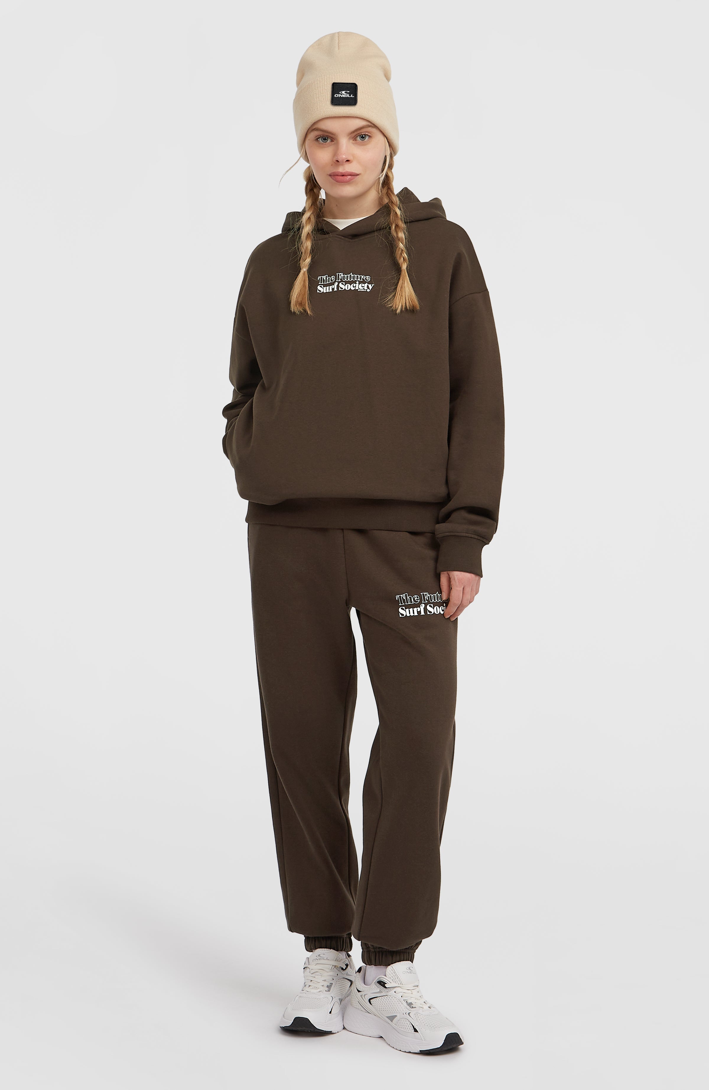 Future Surf Society Hoodie Coffee Bean