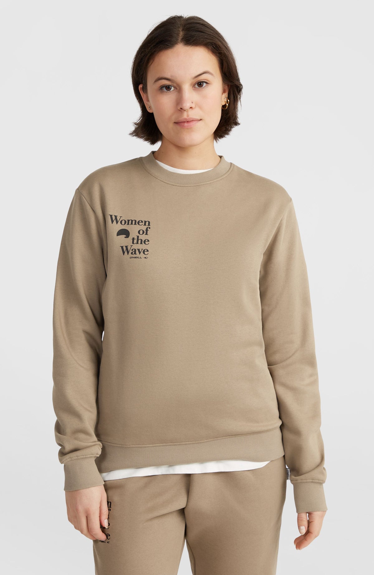 Women of the Wave Crew Sweatshirt Concrete