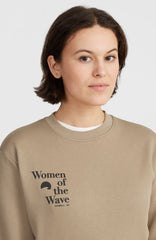 Women of the Wave Crew Sweatshirt Concrete