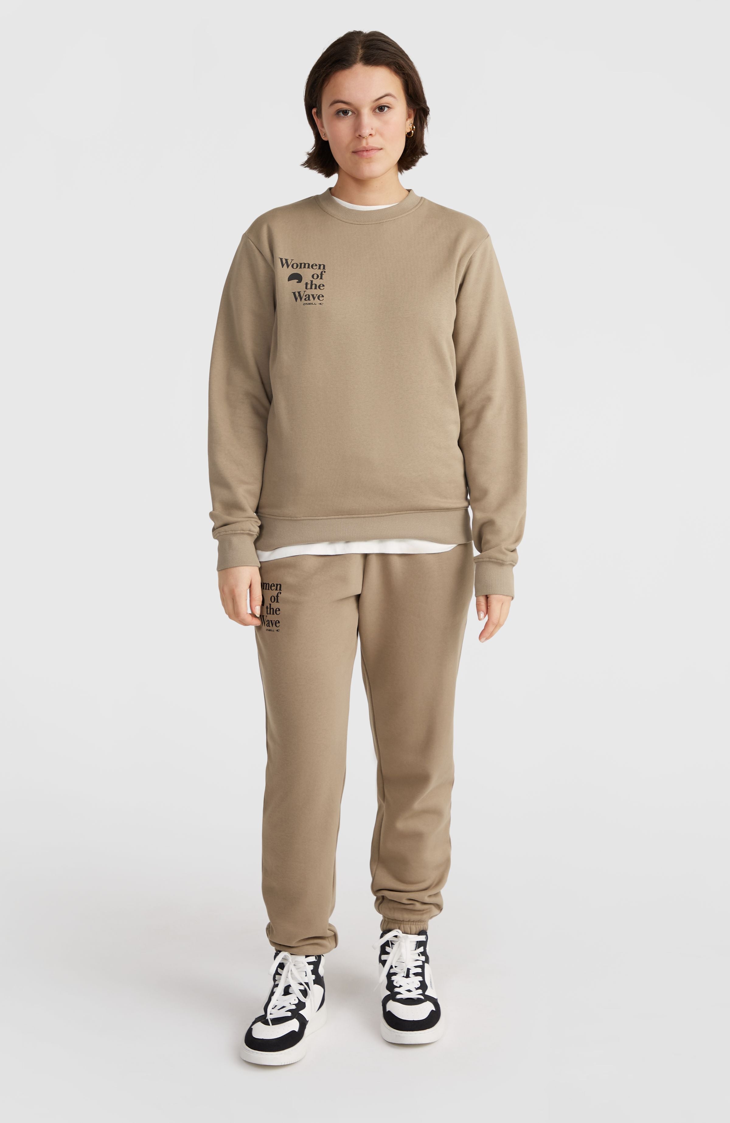 Women of the Wave Crew Sweatshirt Concrete