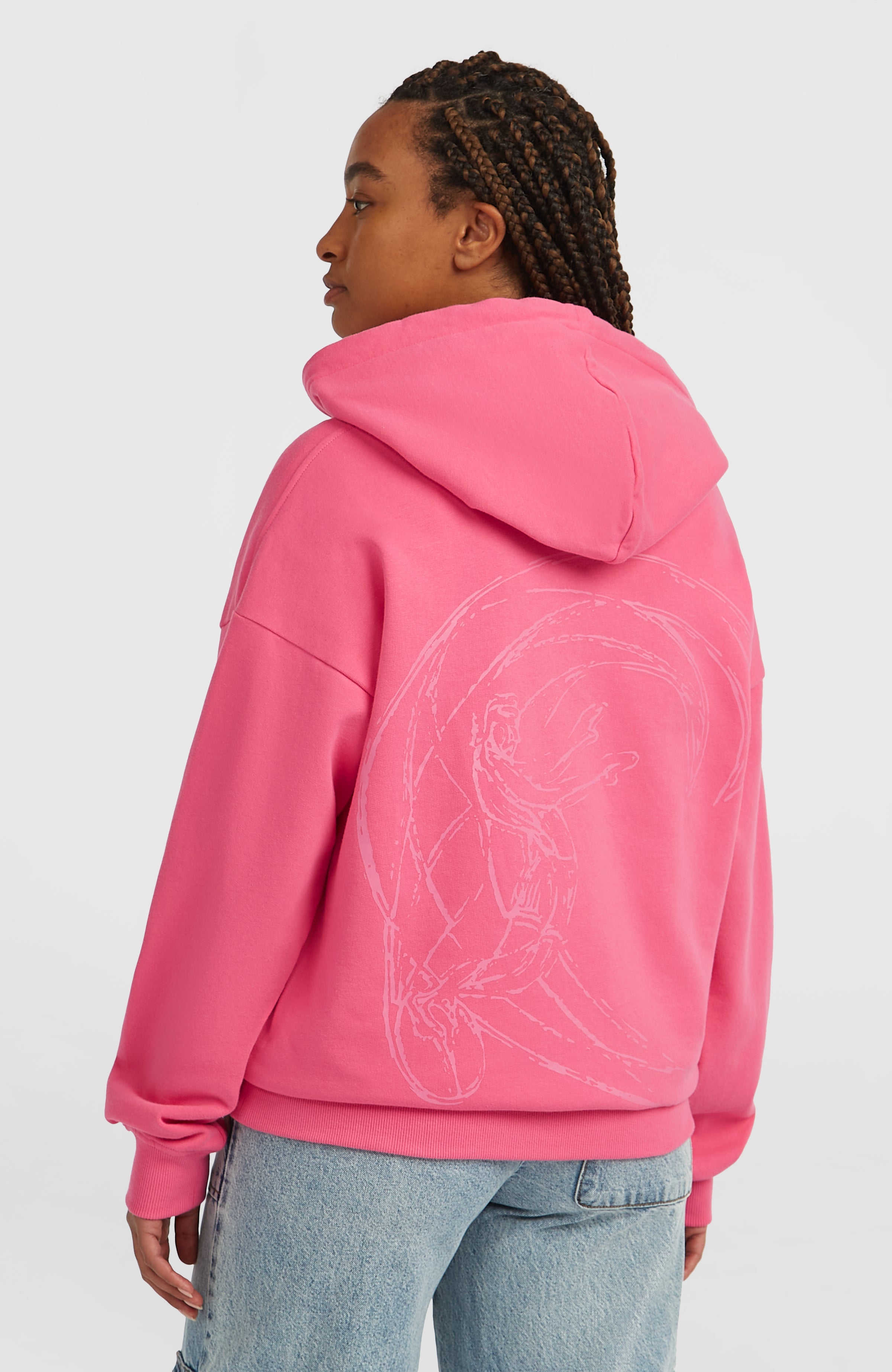 O'Riginals Oversized Hoodie Carmine Rose