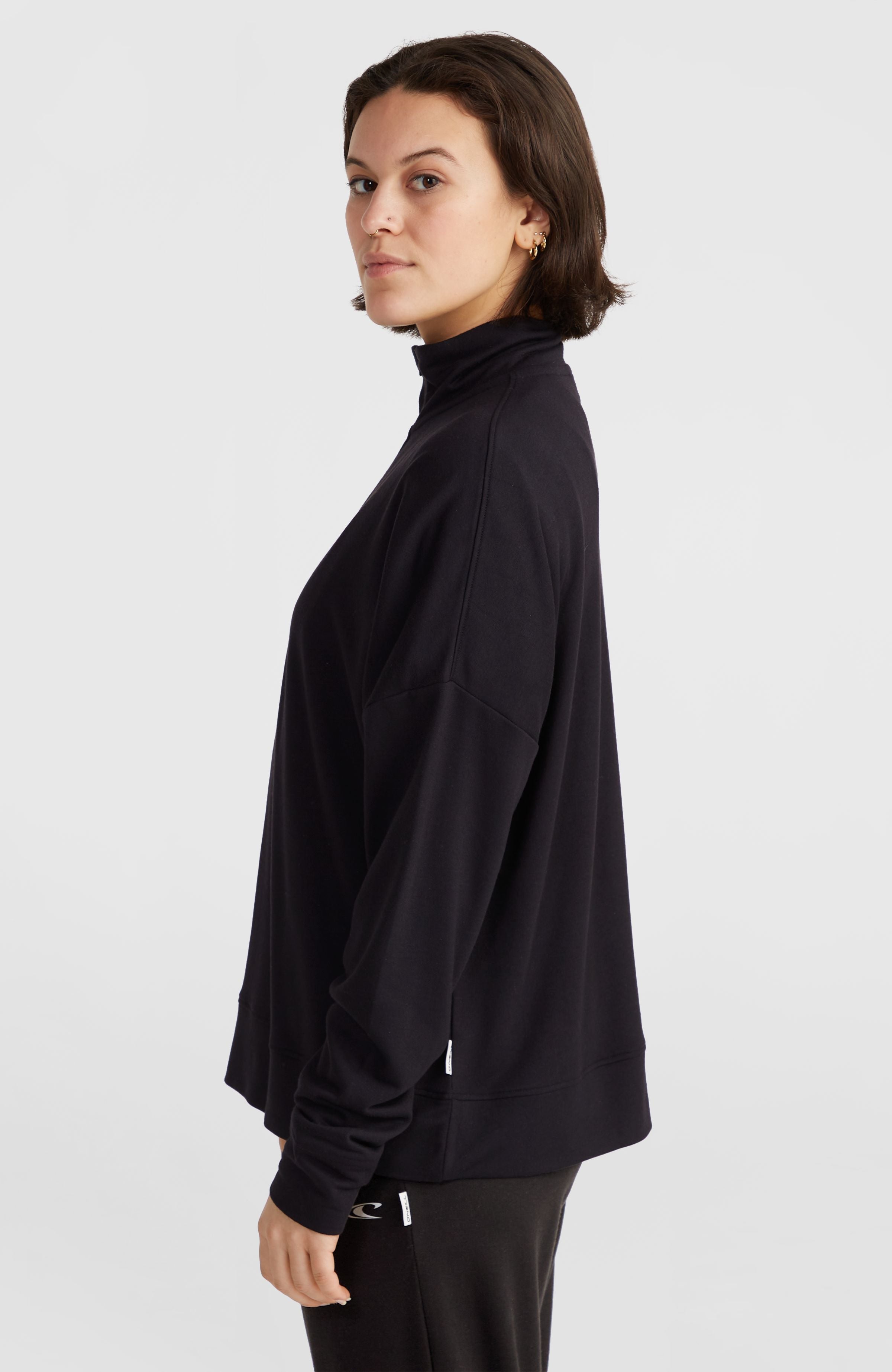 Half-Zip Sweatshirt Black Out