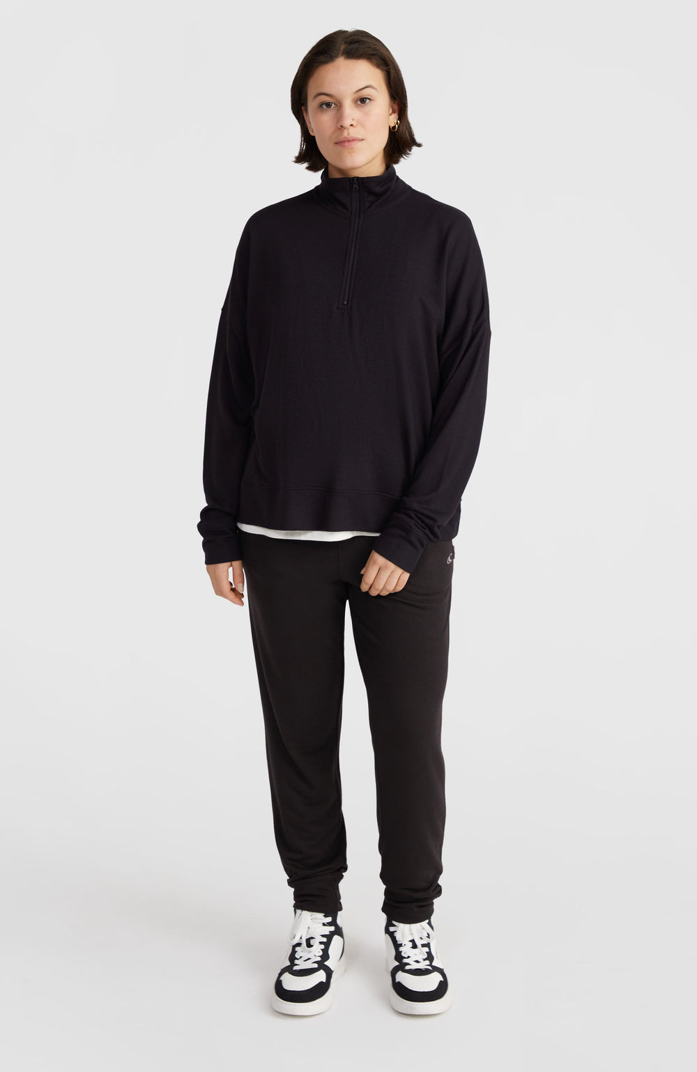 Half-Zip Sweatshirt Black Out
