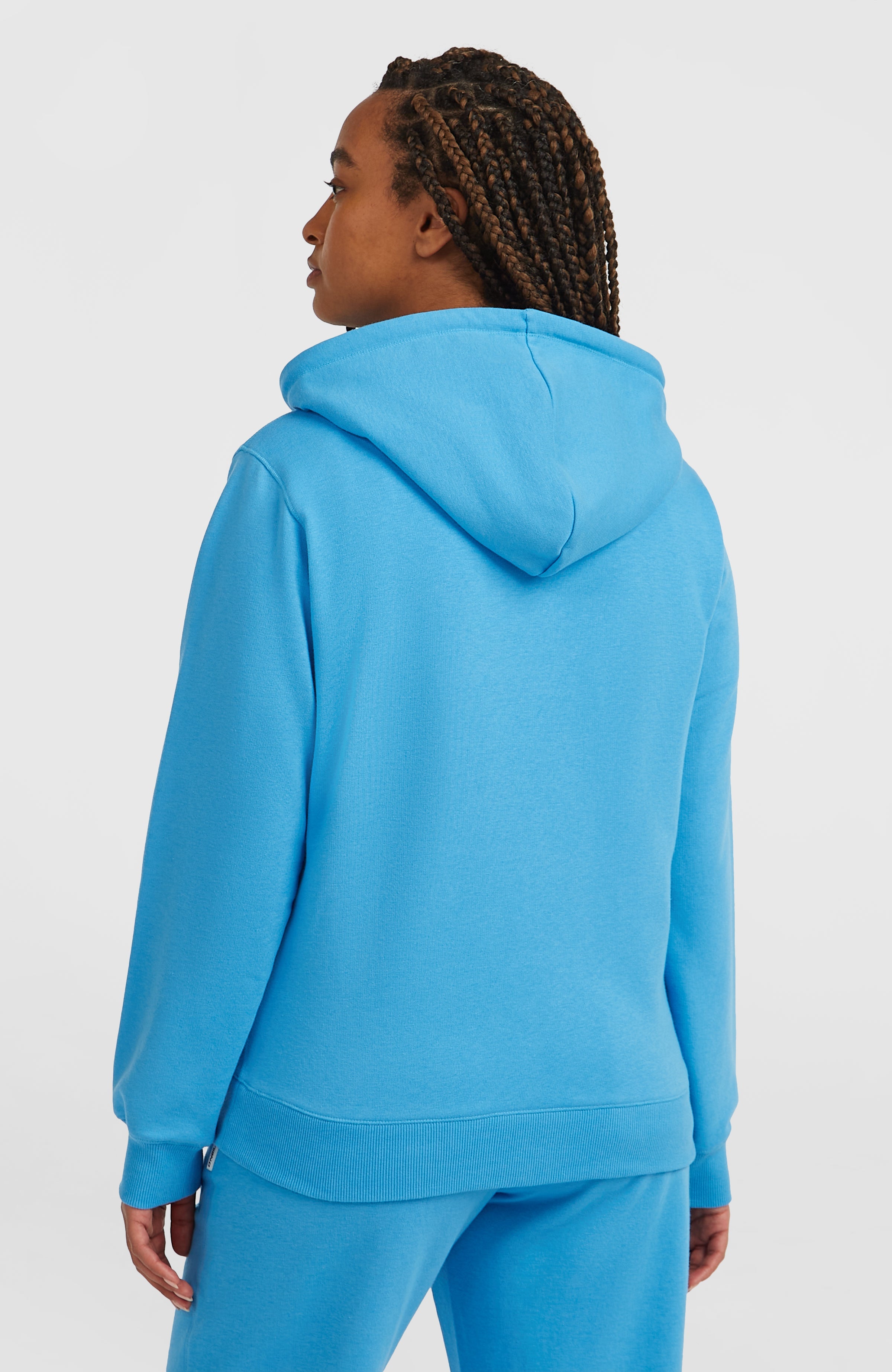 Essentials Script Hoodie Blue Poppy