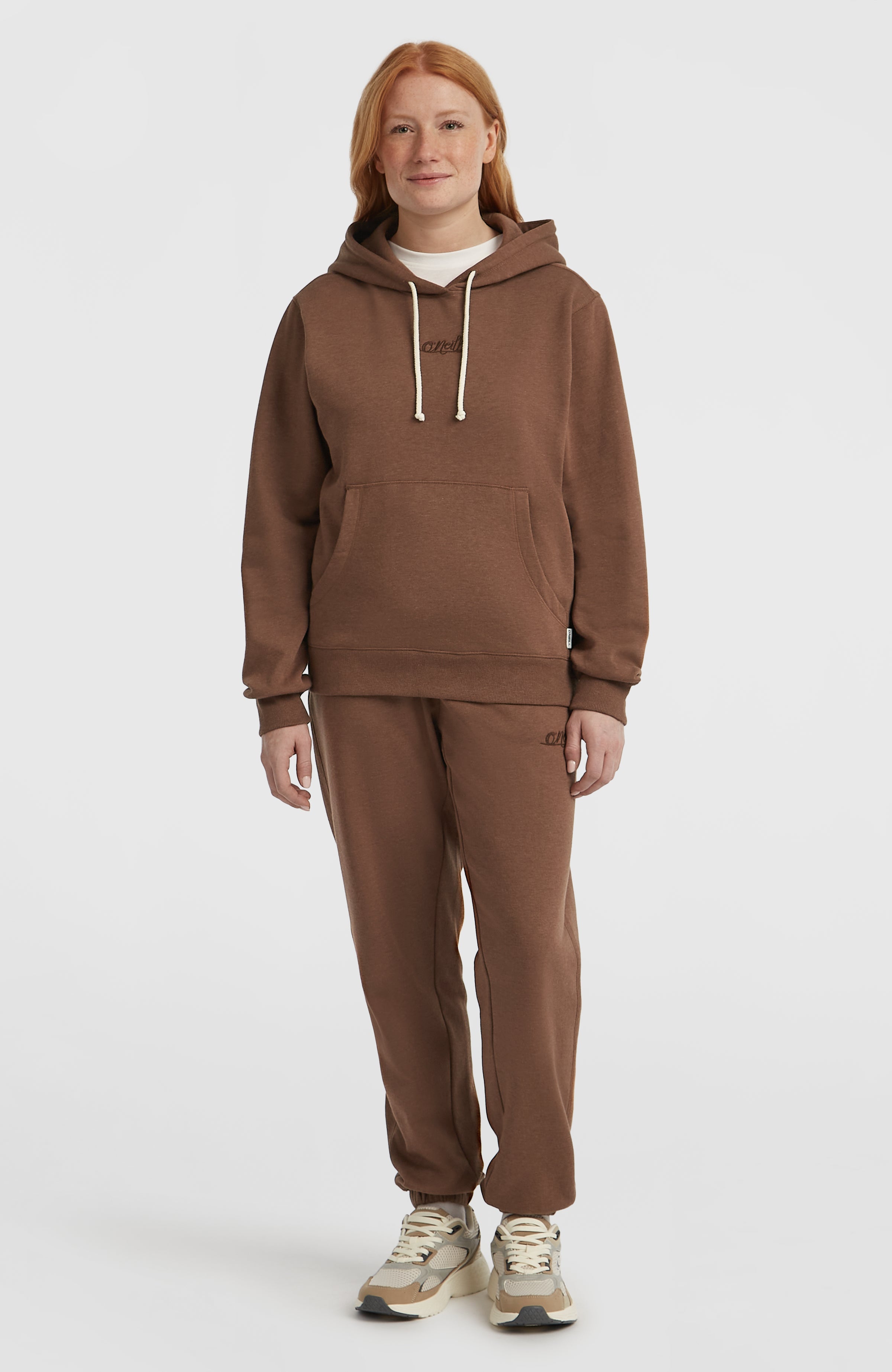 Essentials Script Hoodie Hazel Spice