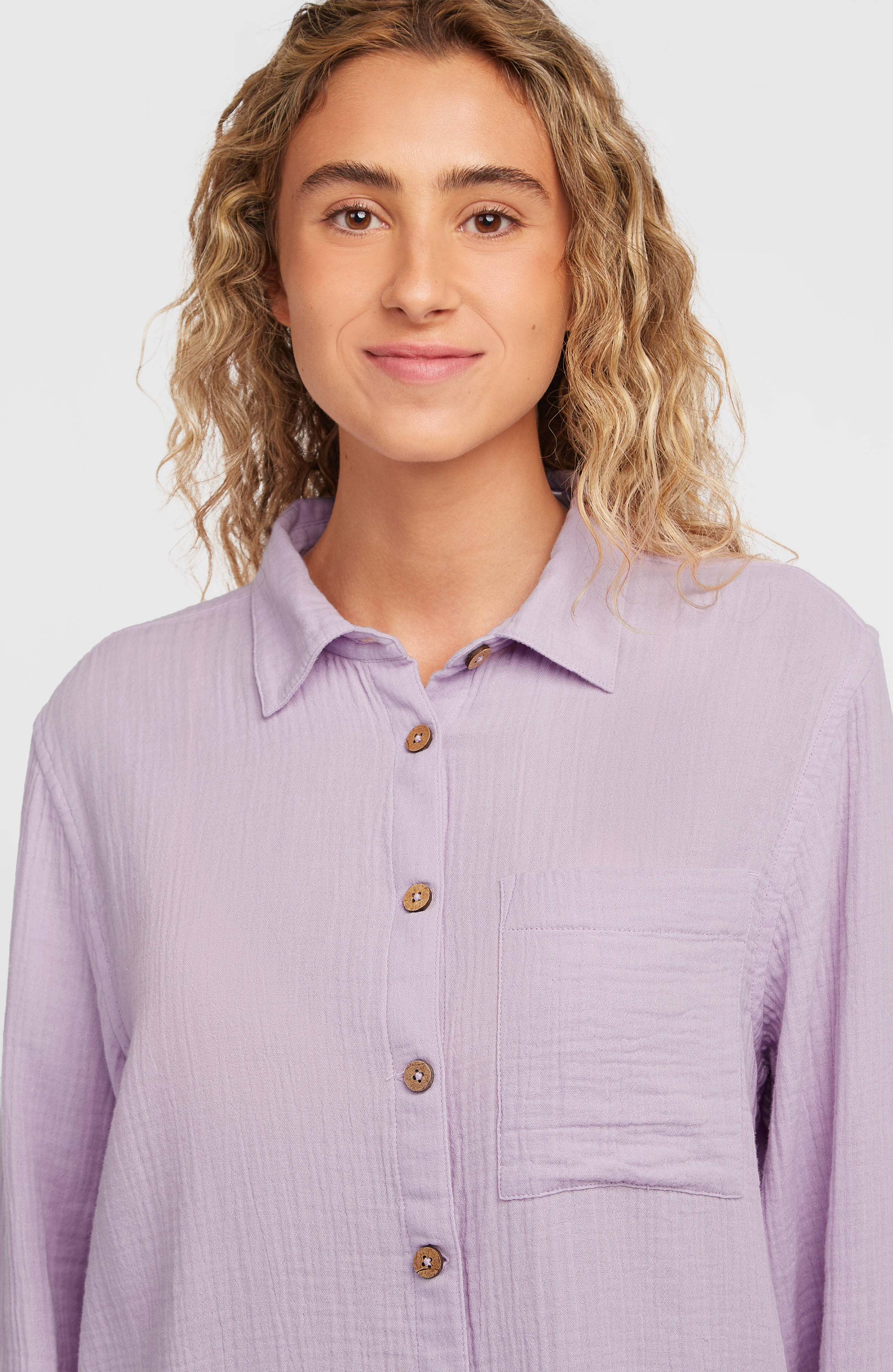 Brenda Shirt Pale Lavender