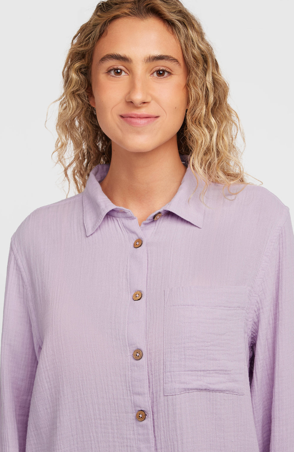 Brenda Shirt Pale Lavender