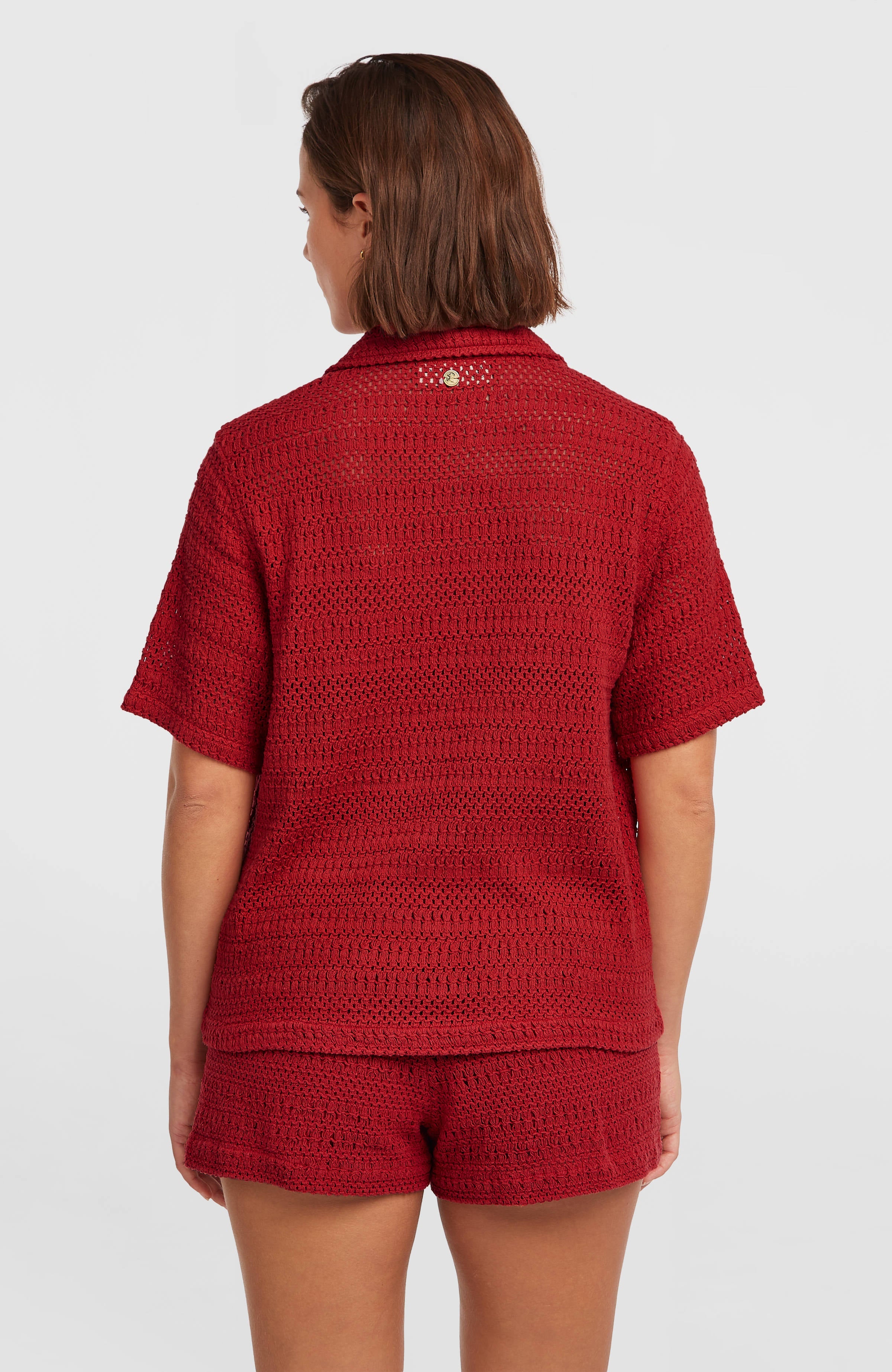 O'Riginals Crochet Shirt Midnight Poppy