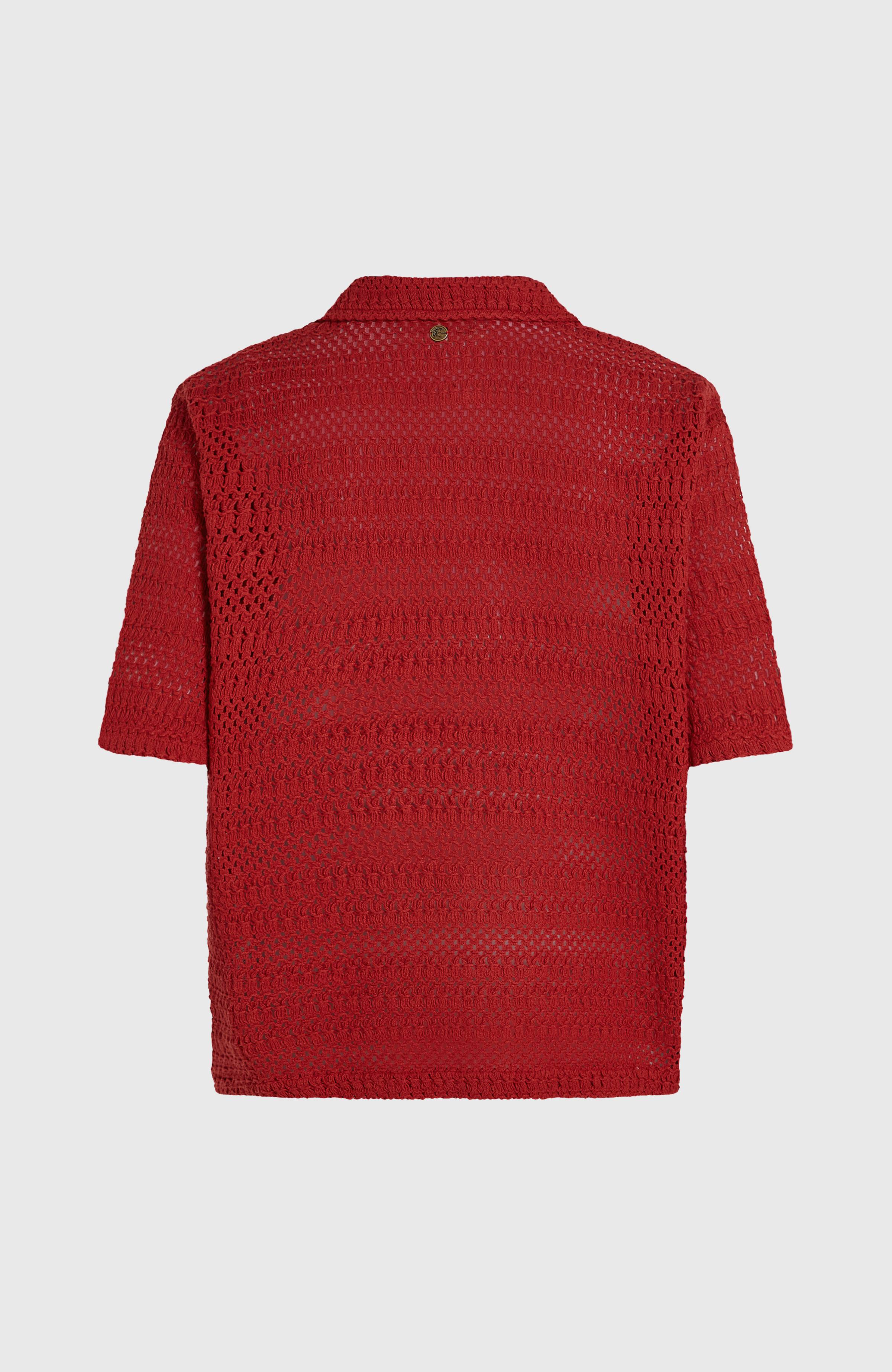 O'Riginals Crochet Shirt Midnight Poppy