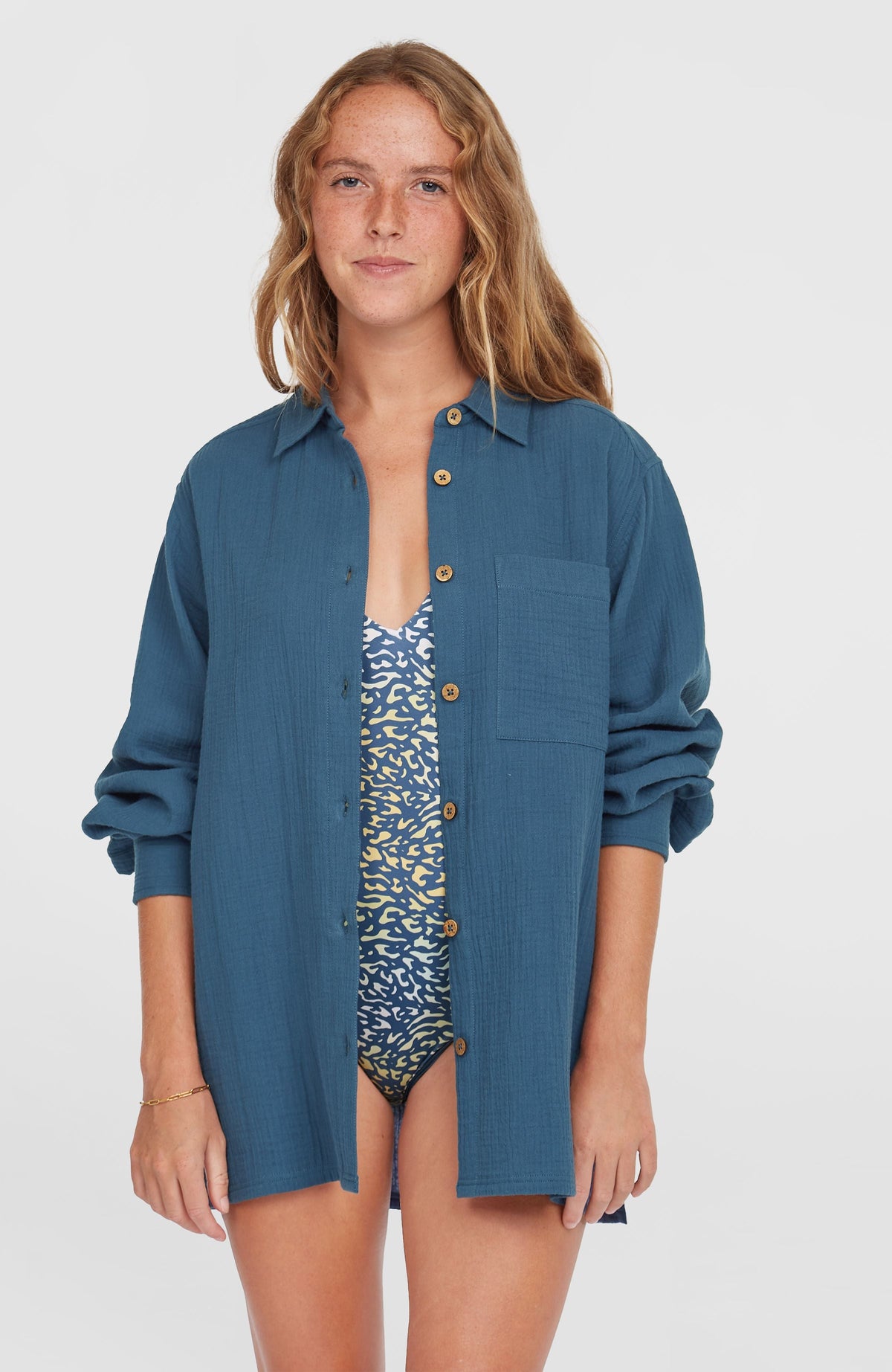 Brenda Shirt Copen Blue