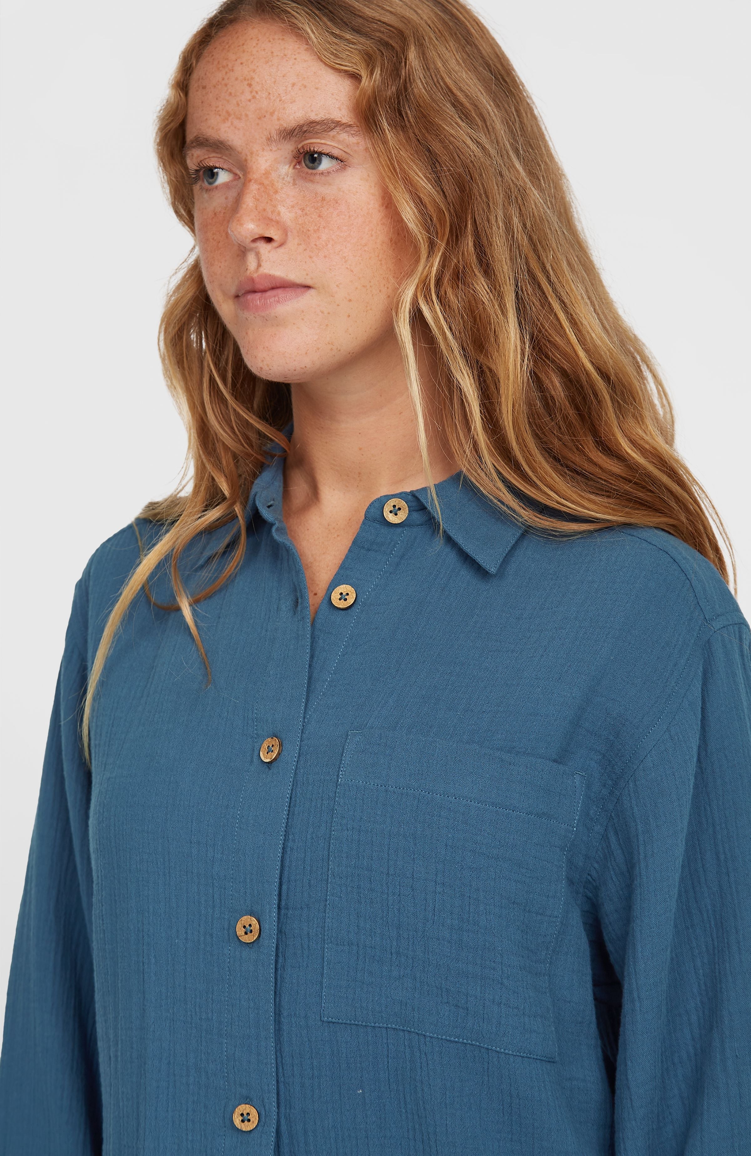 Brenda Shirt Copen Blue