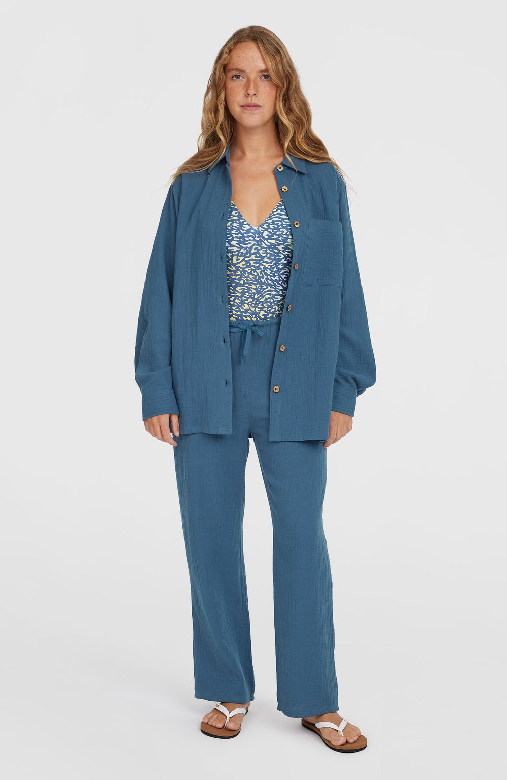Brenda Shirt Copen Blue