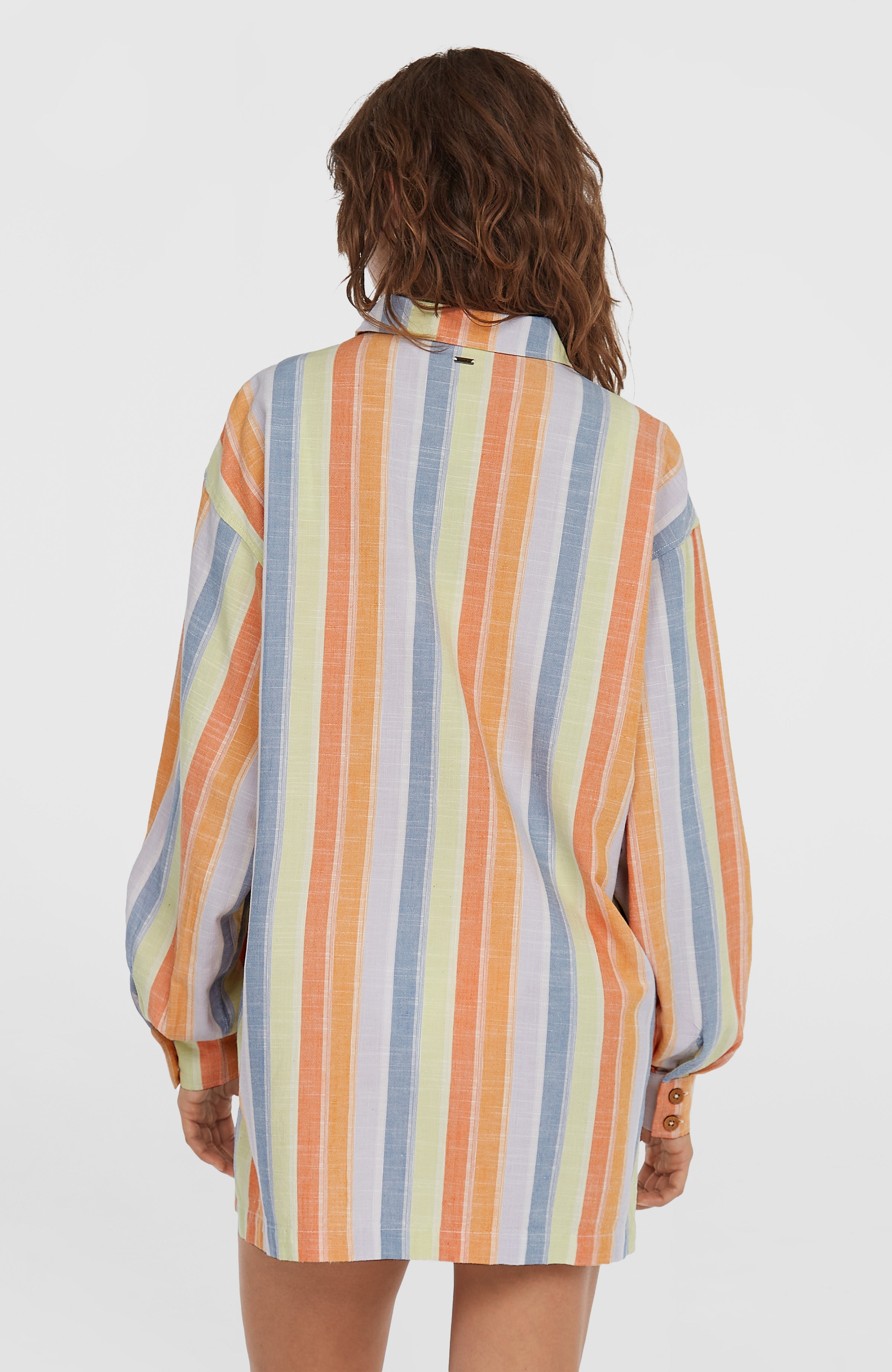 Beach Vintage Long Shirt Vintage Stripe