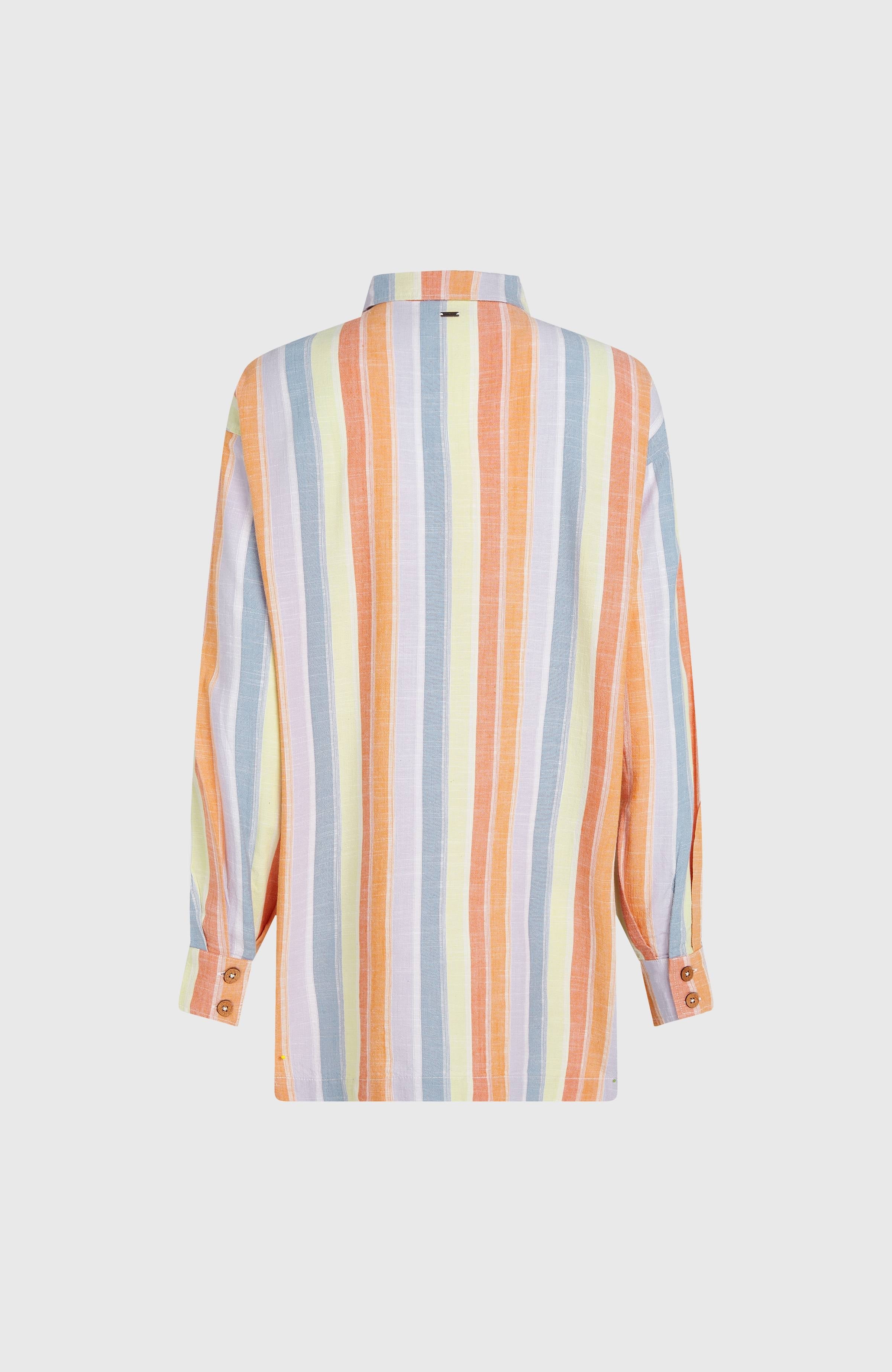 Beach Vintage Long Shirt Vintage Stripe