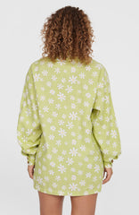 Beach Vintage Long Shirt Green Daisyline