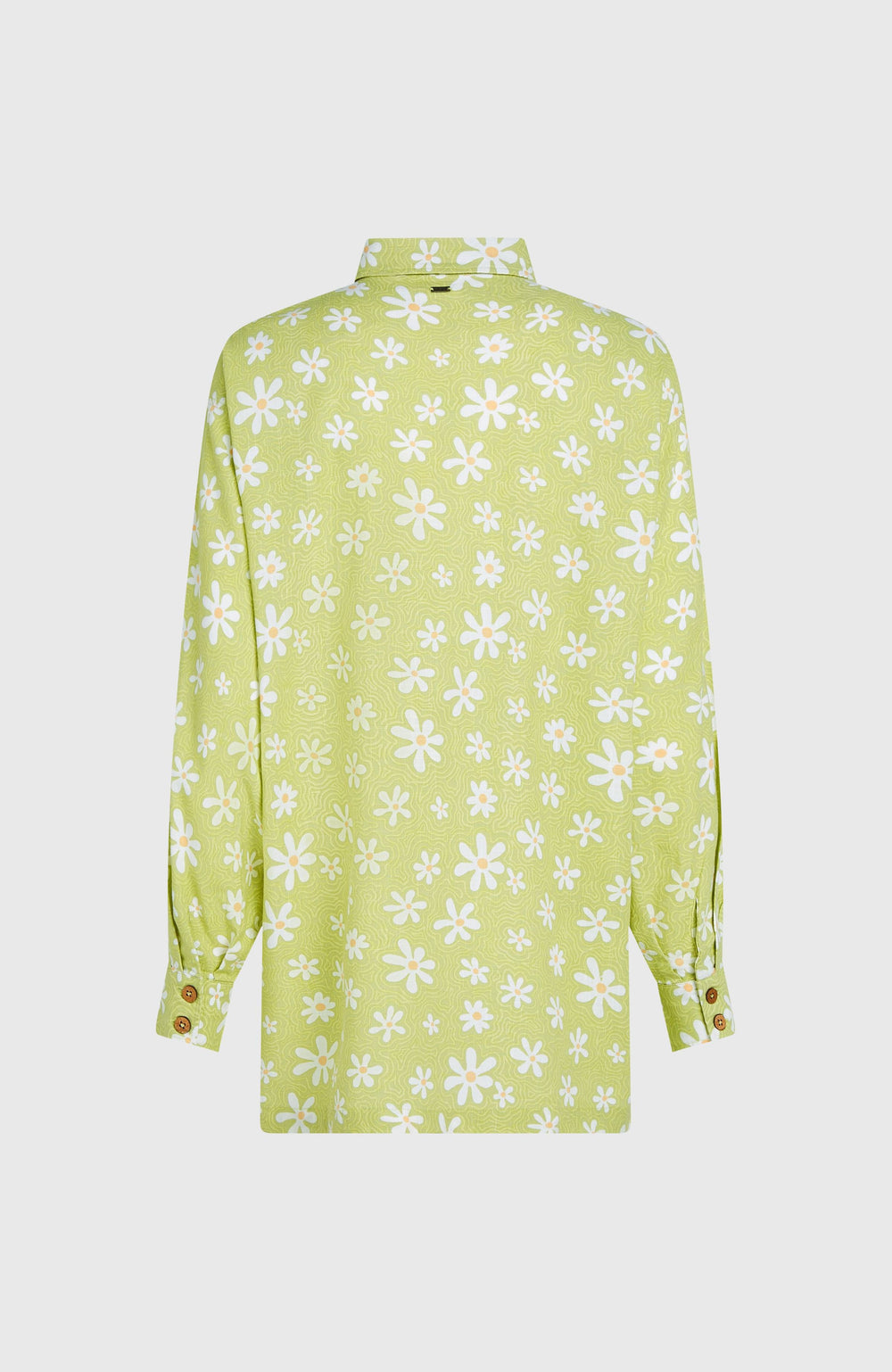 Beach Vintage Long Shirt Green Daisyline