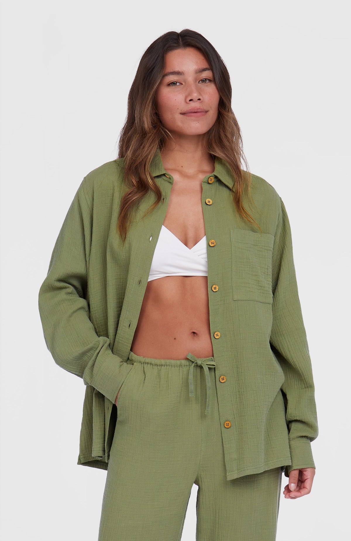 Brenda Shirt Avery Fern
