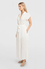 Lori Maxi Shirt Dress Snow White
