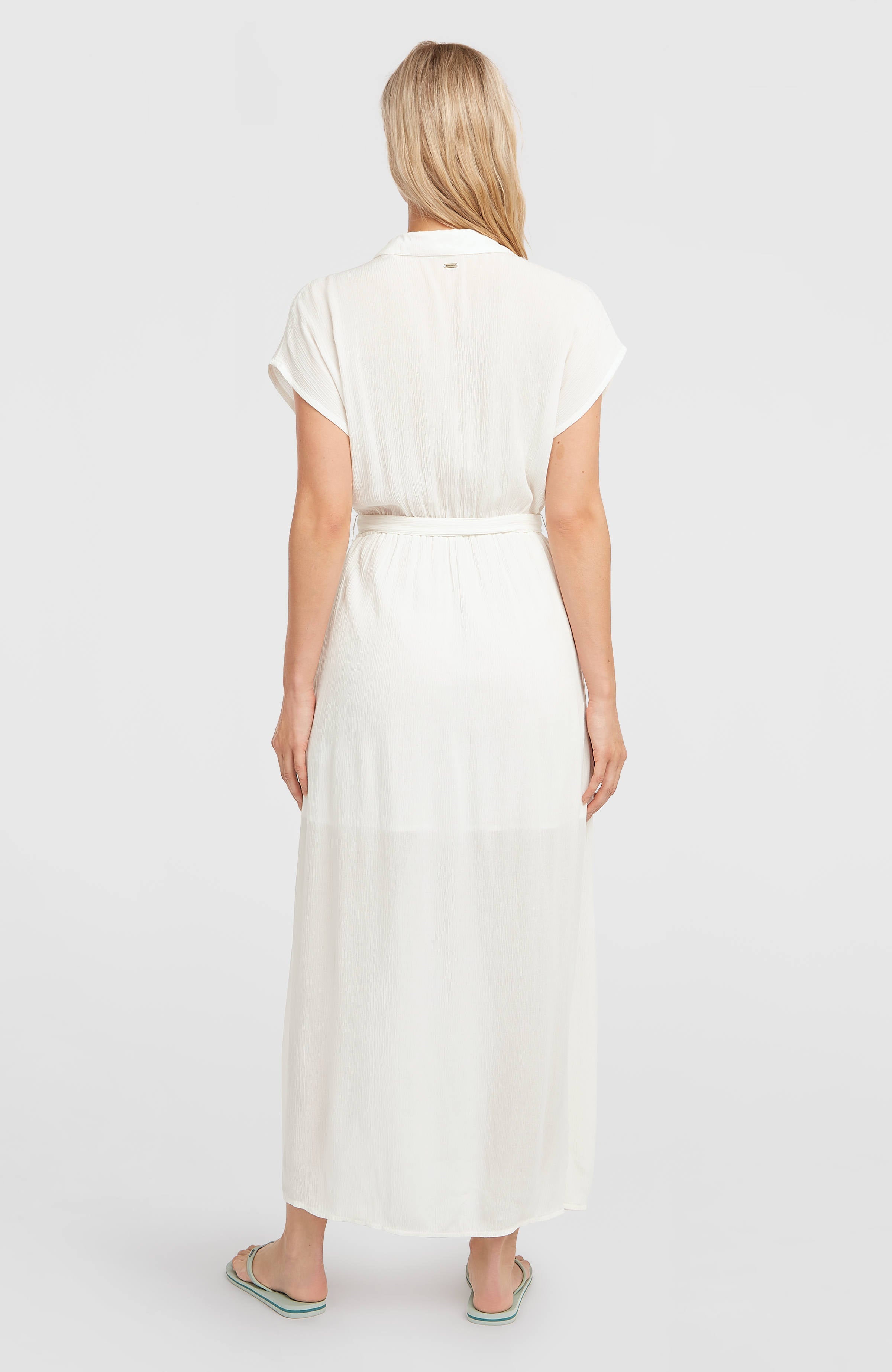Lori Maxi Shirt Dress Snow White