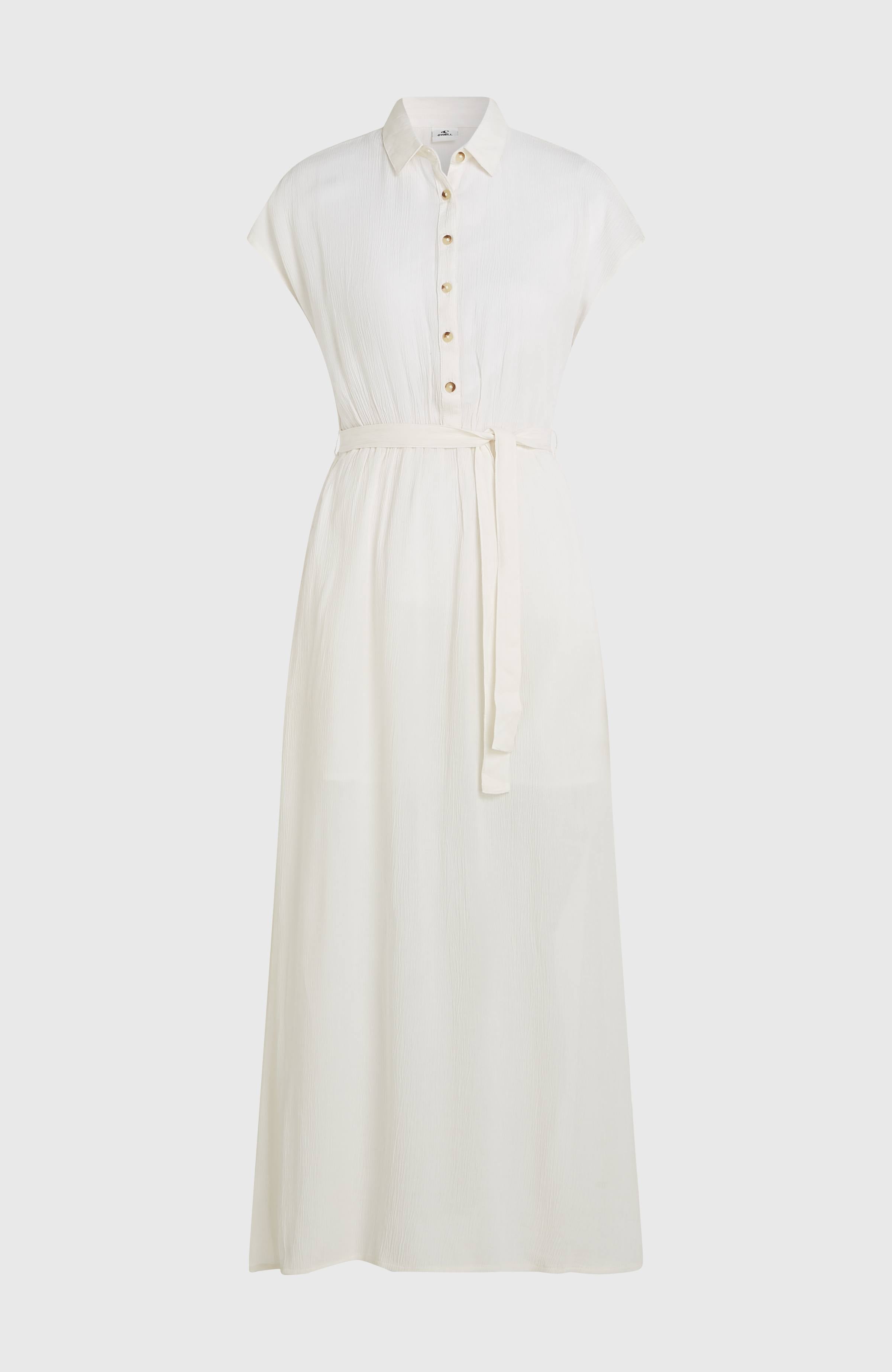 Lori Maxi Shirt Dress Snow White