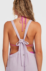 Brenda Structured Dungaree Pale Lavender