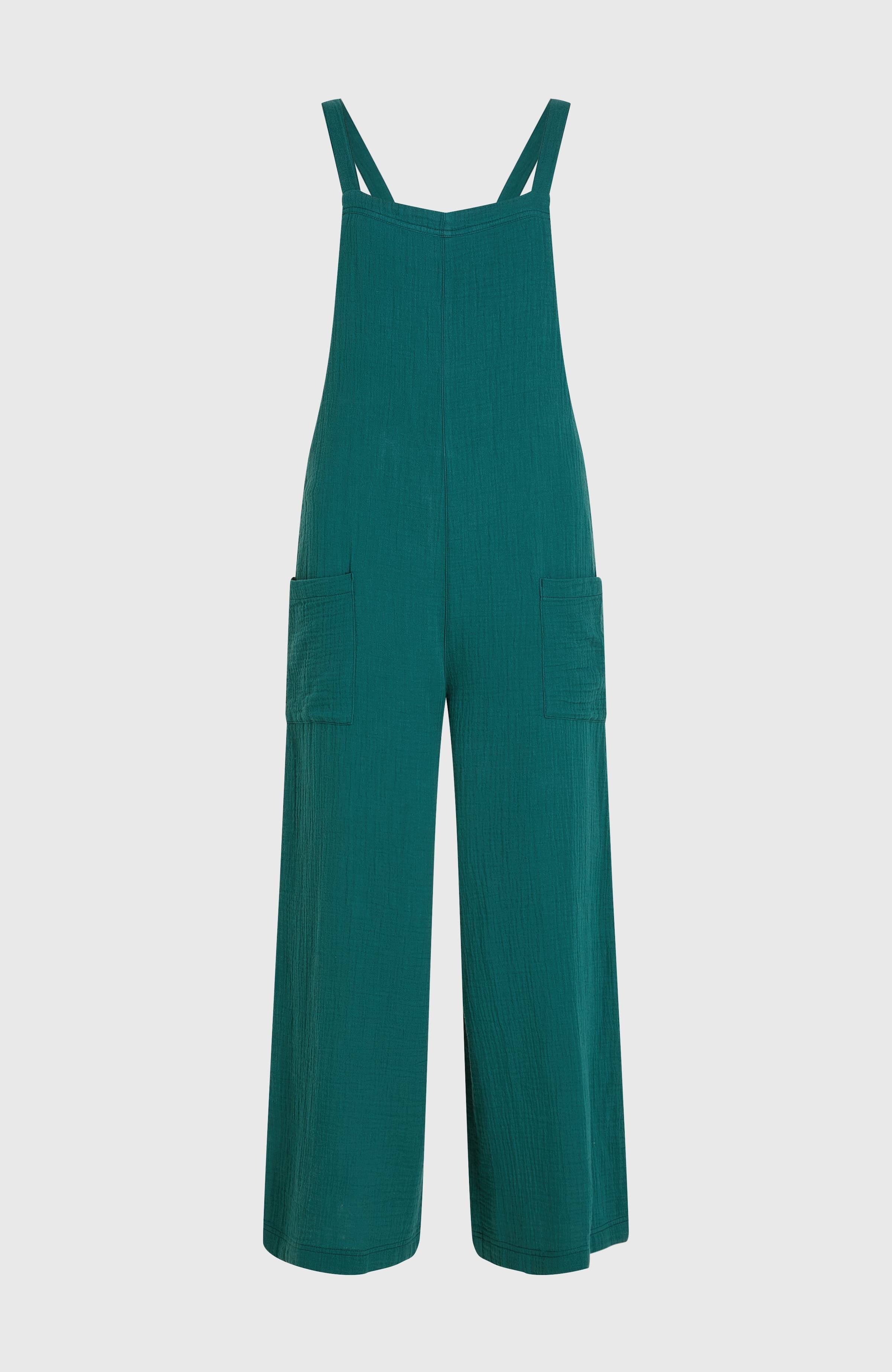 Brenda Structured Dungaree Botanical Heat