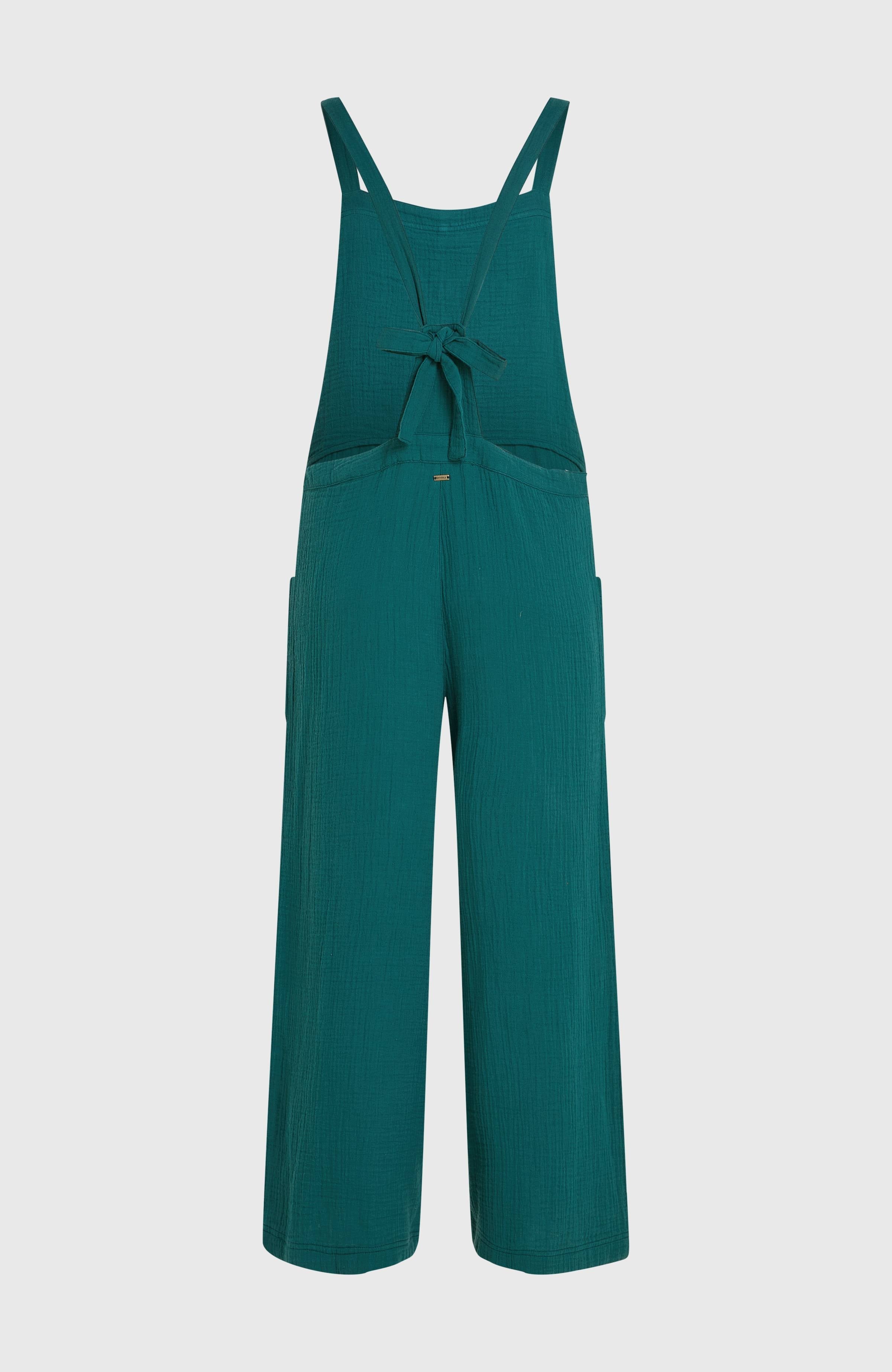 Brenda Structured Dungaree Botanical Heat