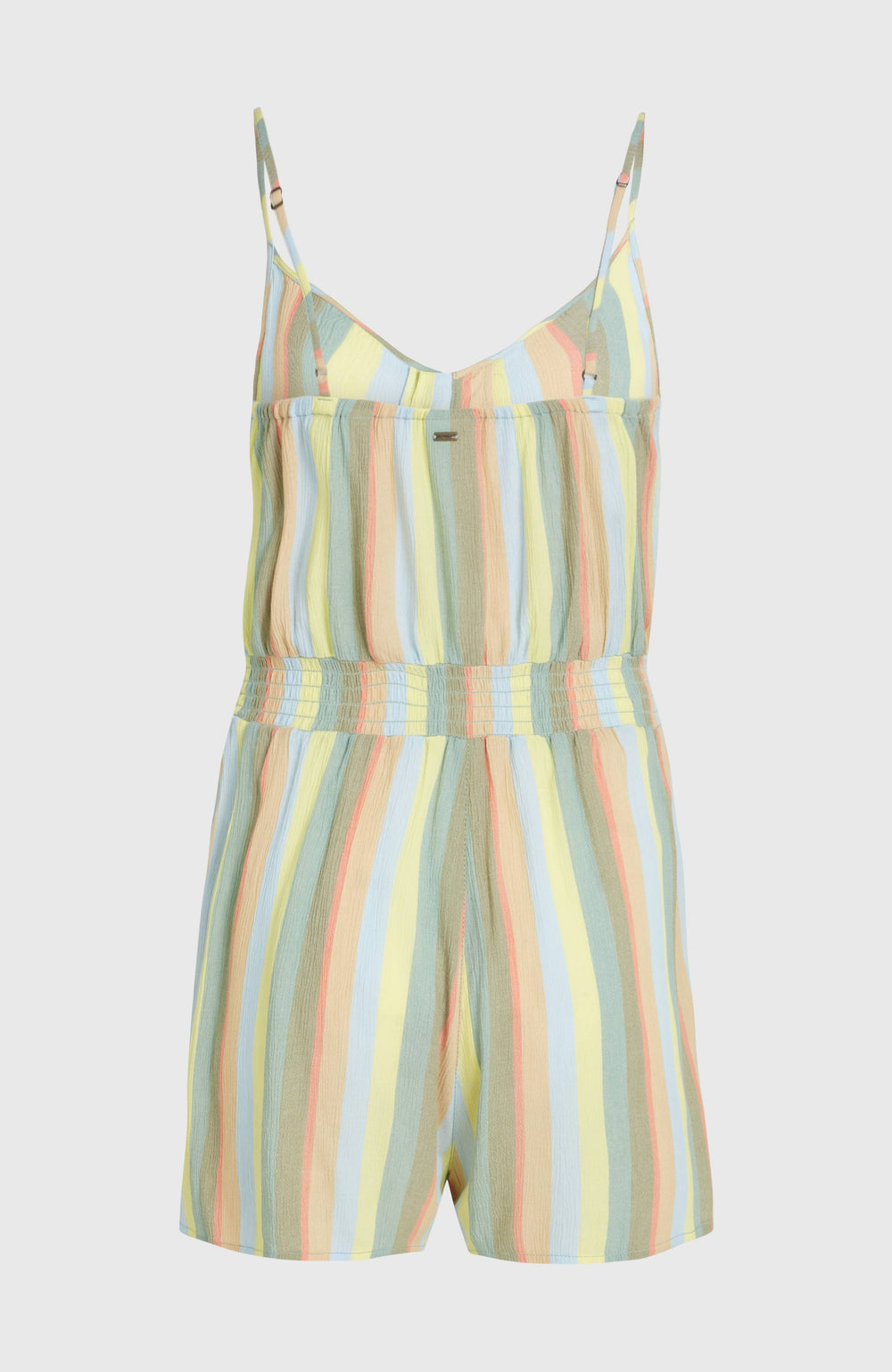 Thin Strap Buttoned Romper Multi Must Haves Stripe