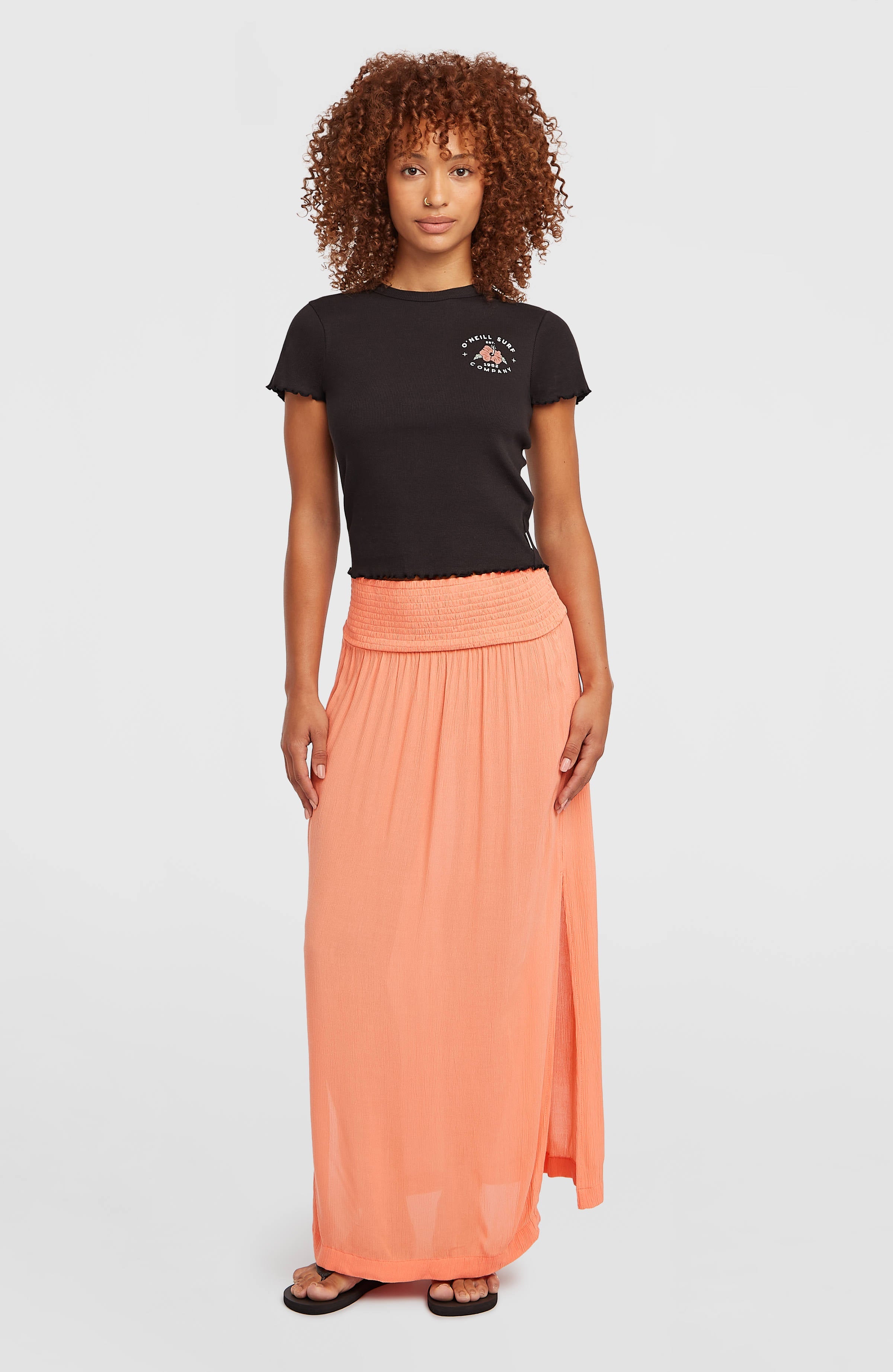 Johnny Maxi Skirt Funky Peach