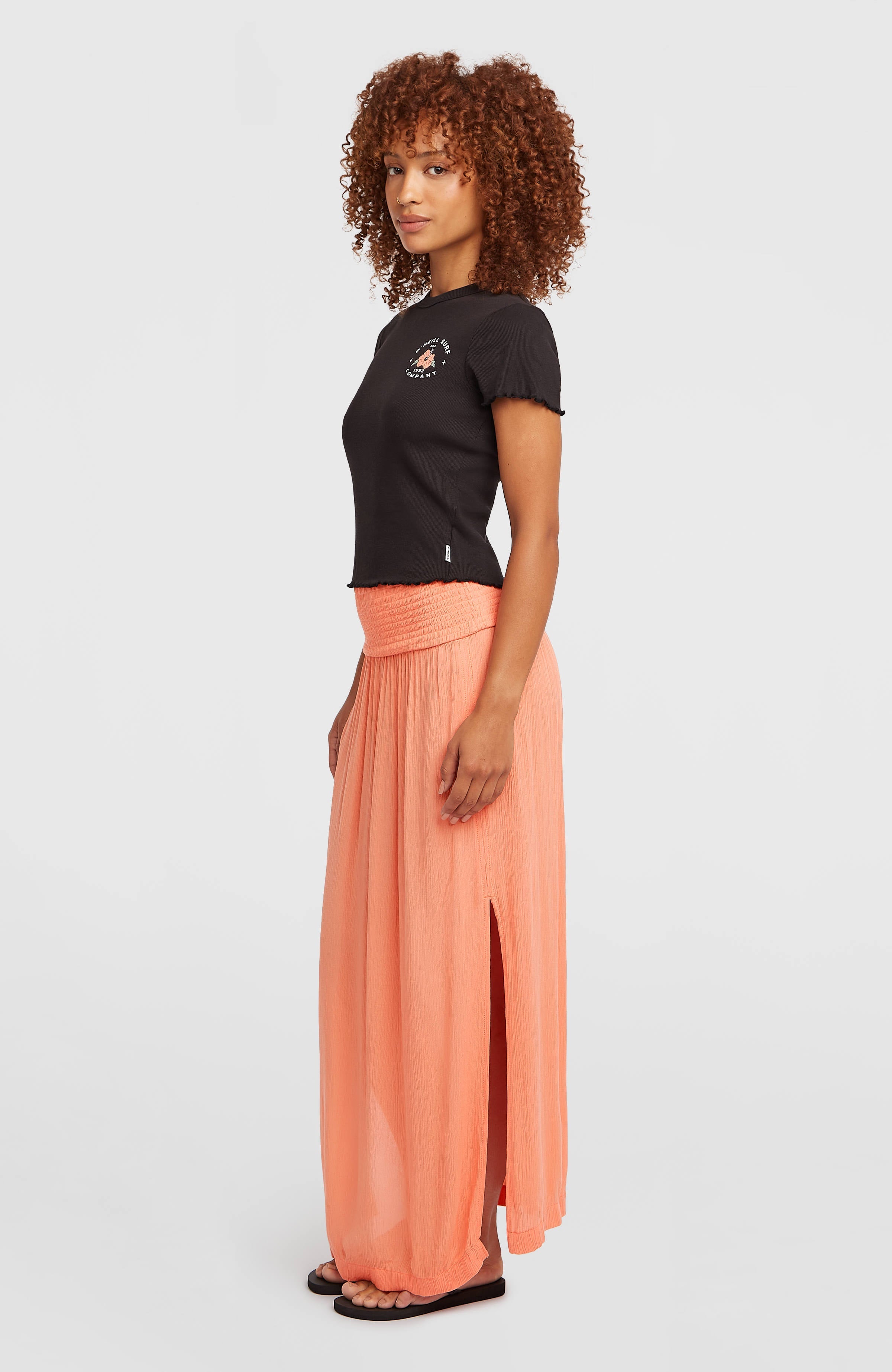 Johnny Maxi Skirt Funky Peach