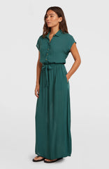 Lori Maxi Shirt Dress Botanical Heat