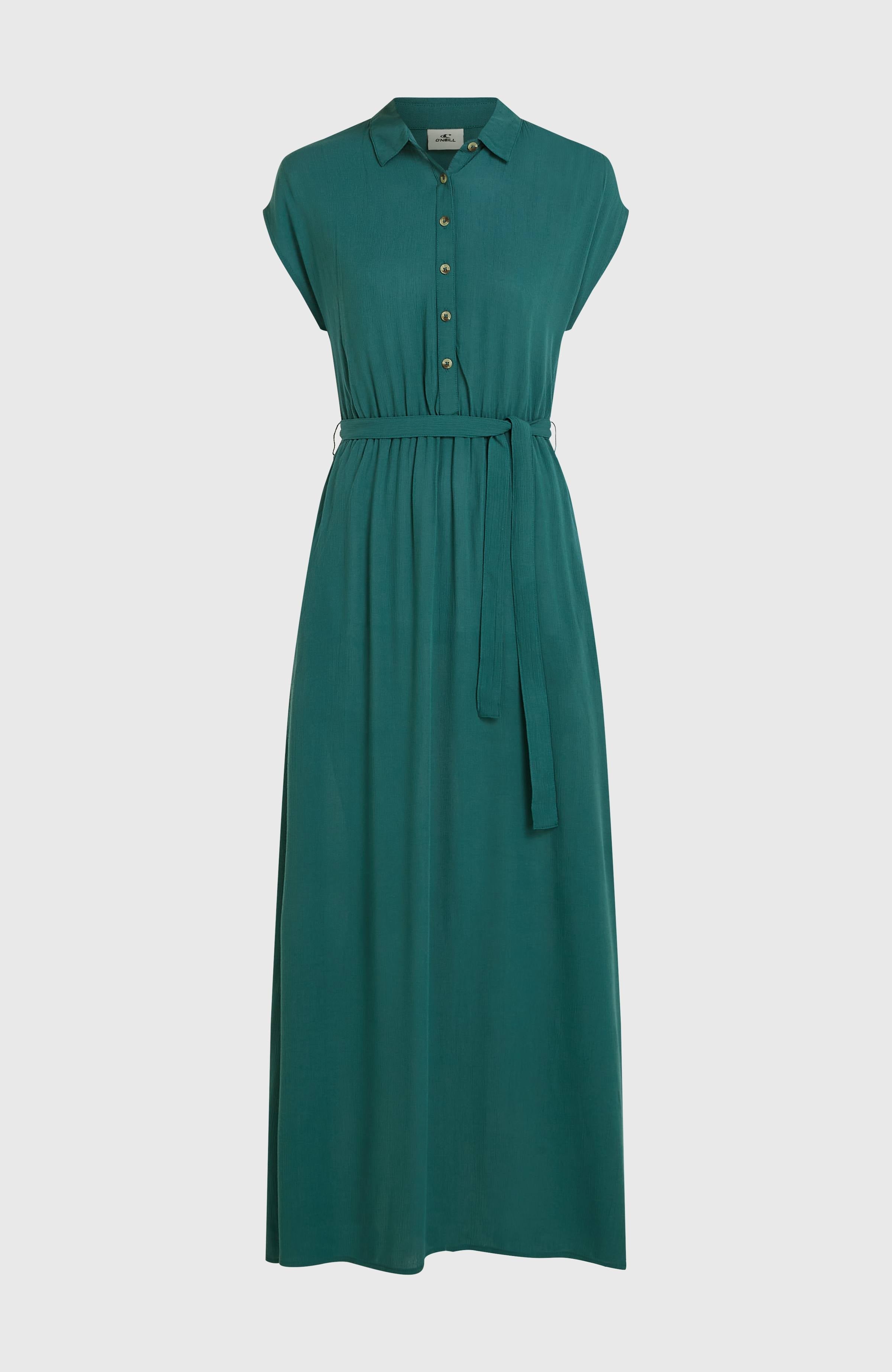 Lori Maxi Shirt Dress Botanical Heat