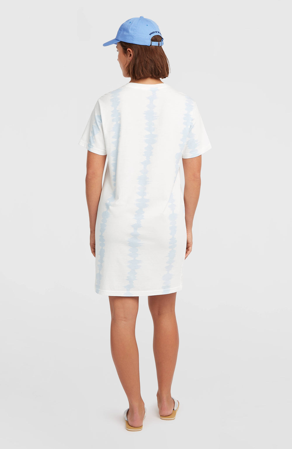 Women of the Wave T-Shirt Dress White TDTee