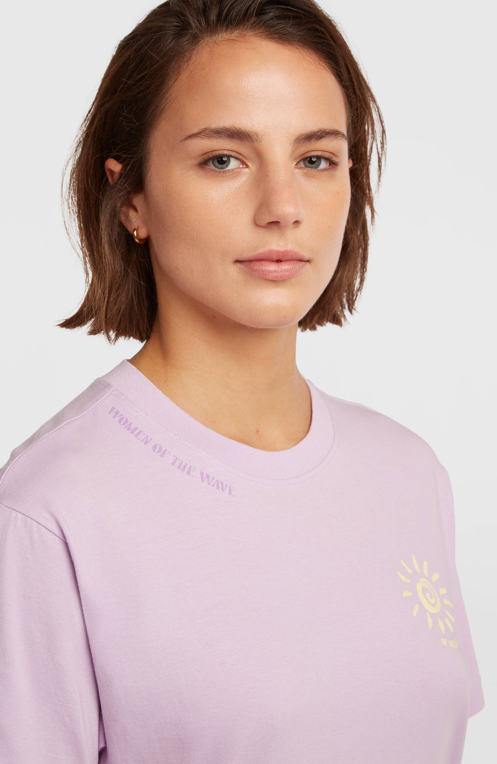 Women of the Wave T-Shirt Dress Pale Lavender