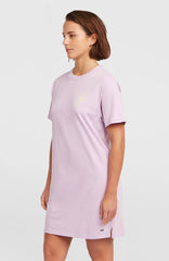 Women of the Wave T-Shirt Dress Pale Lavender