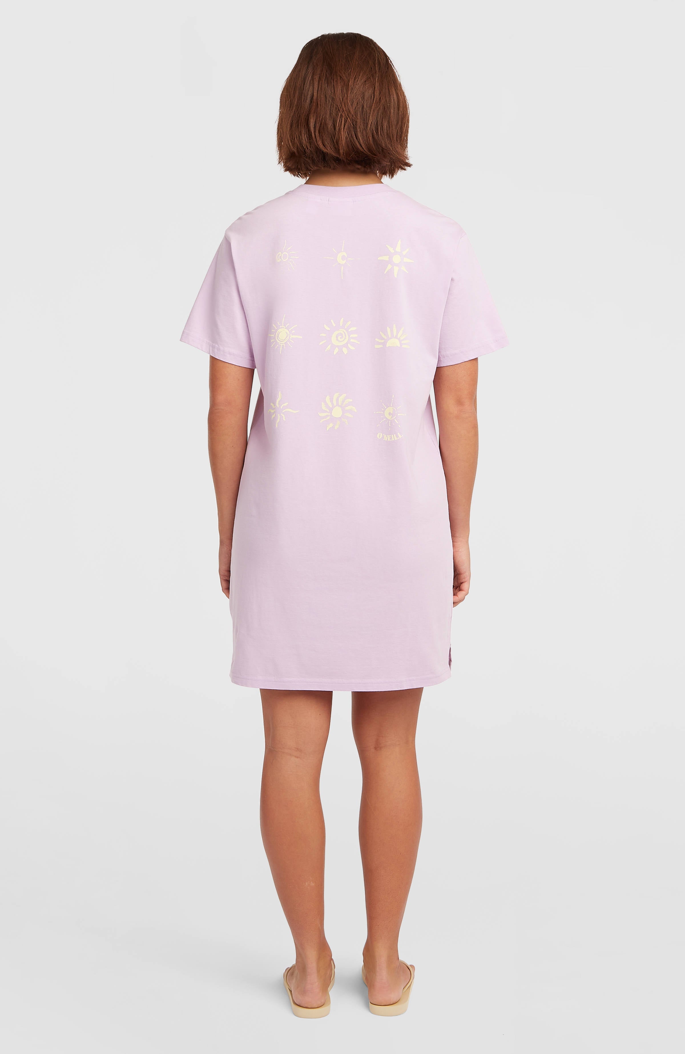 Women of the Wave T-Shirt Dress Pale Lavender