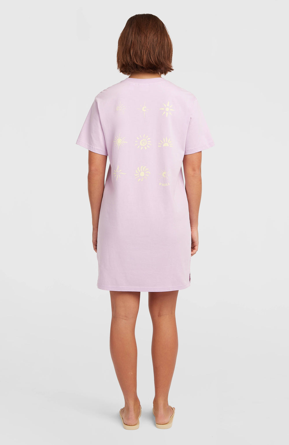 Women of the Wave T-Shirt Dress Pale Lavender