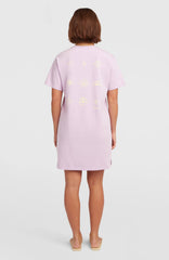 Women of the Wave T-Shirt Dress Pale Lavender