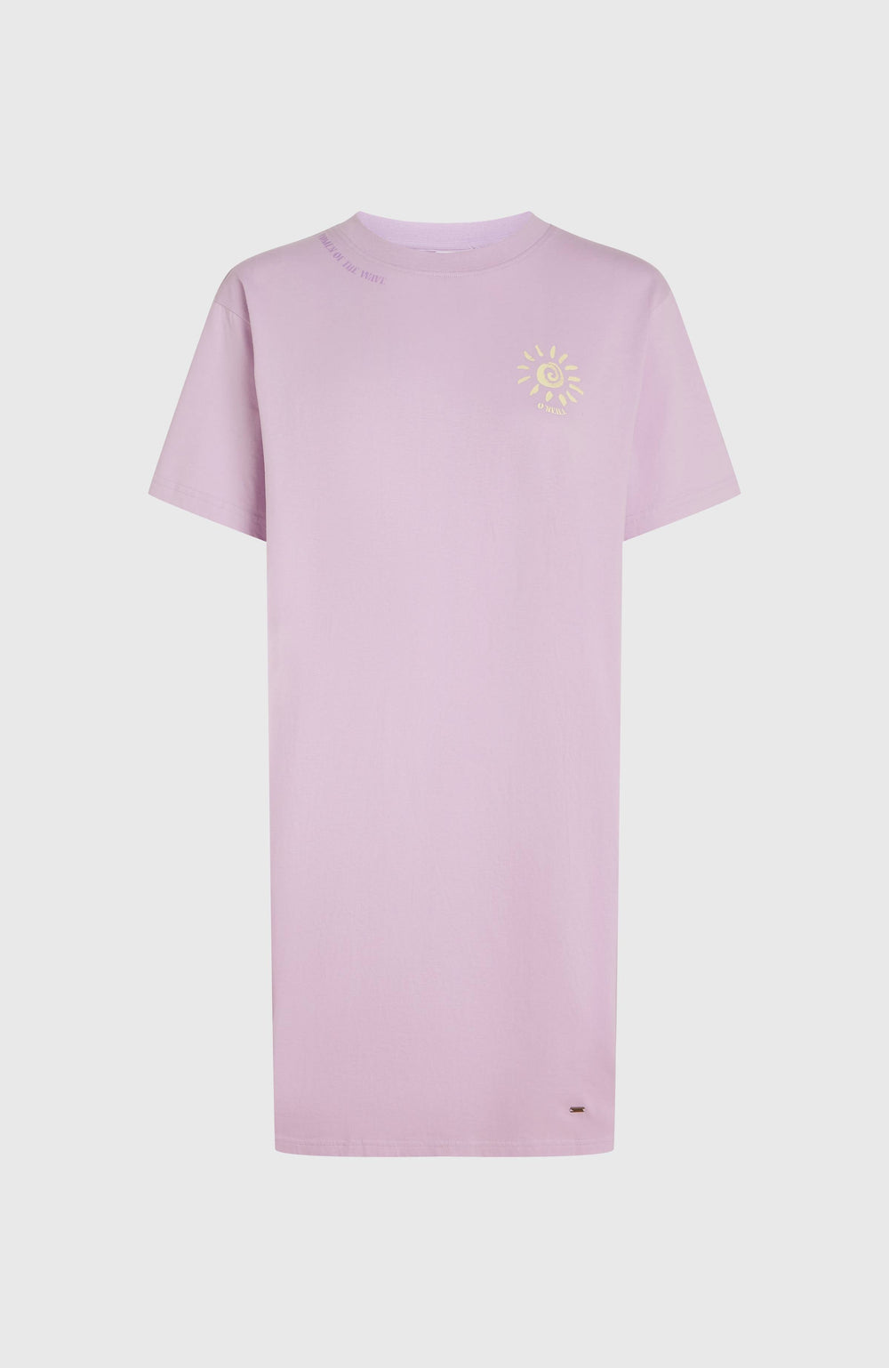 Women of the Wave T-Shirt Dress Pale Lavender