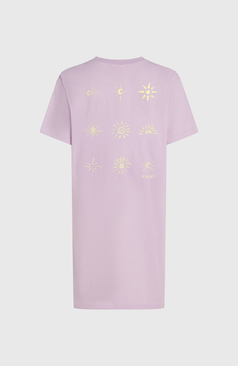 Women of the Wave T-Shirt Dress Pale Lavender