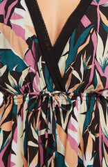 Essentials Tokeena Cover Up Dress Black Wmns Tropicana