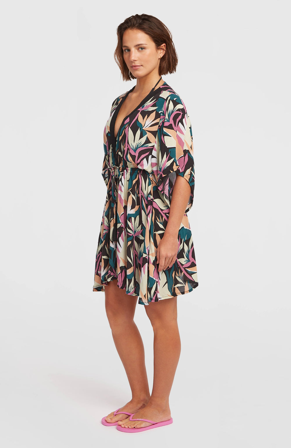 Essentials Tokeena Cover Up Dress Black Wmns Tropicana