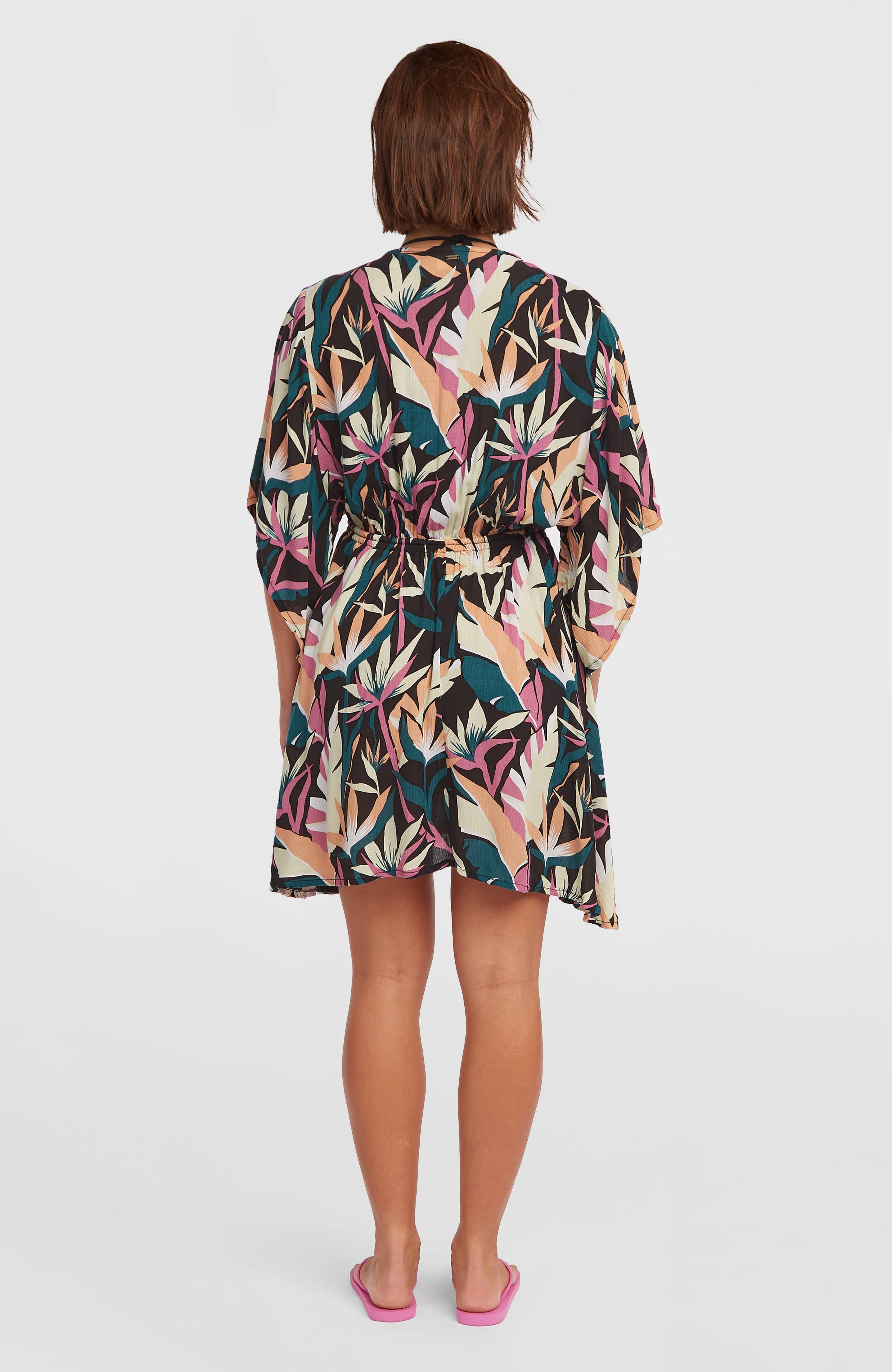 Essentials Tokeena Cover Up Dress Black Wmns Tropicana